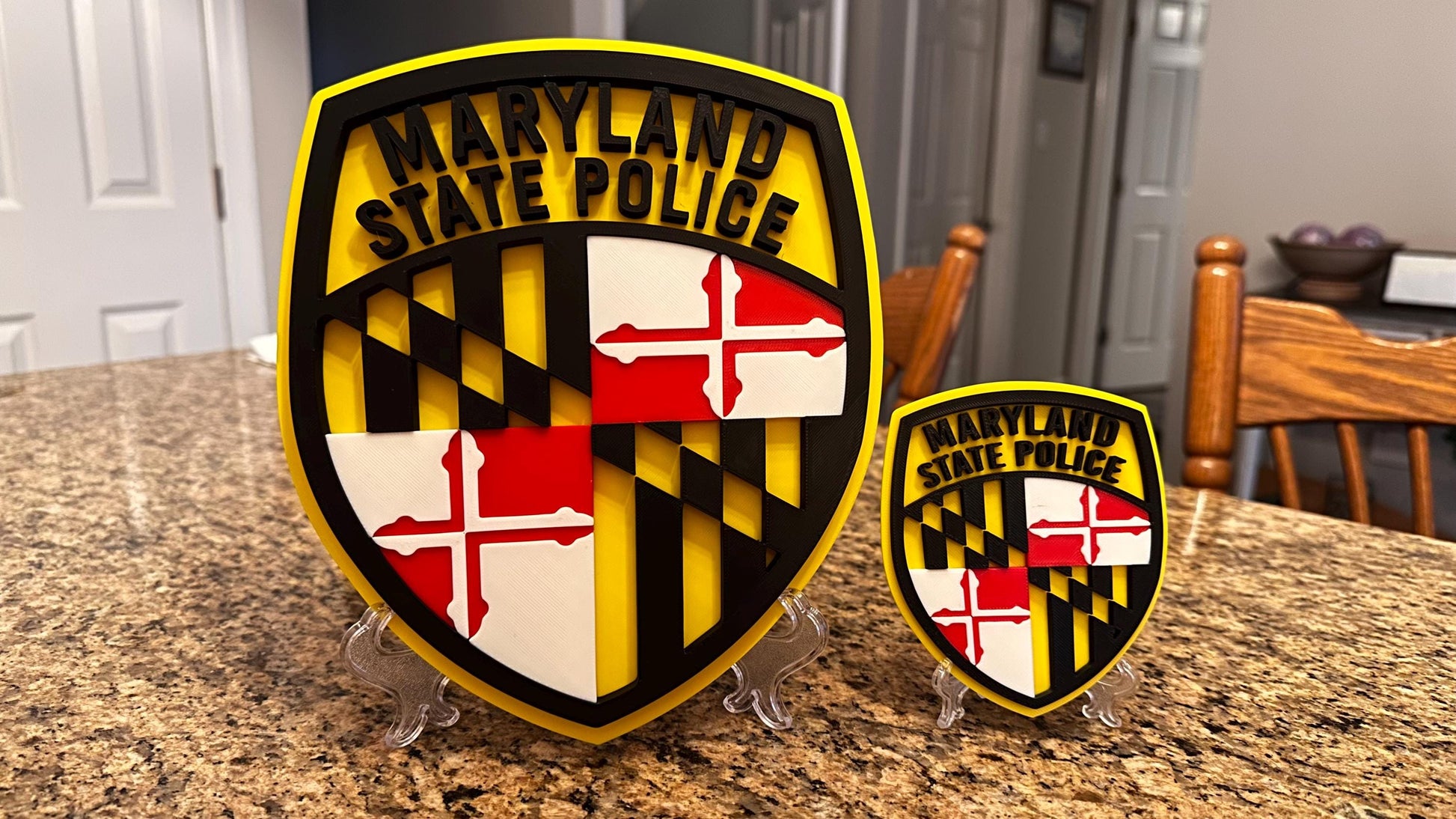 Maryland State Police Plaque: First Responder Wall Art