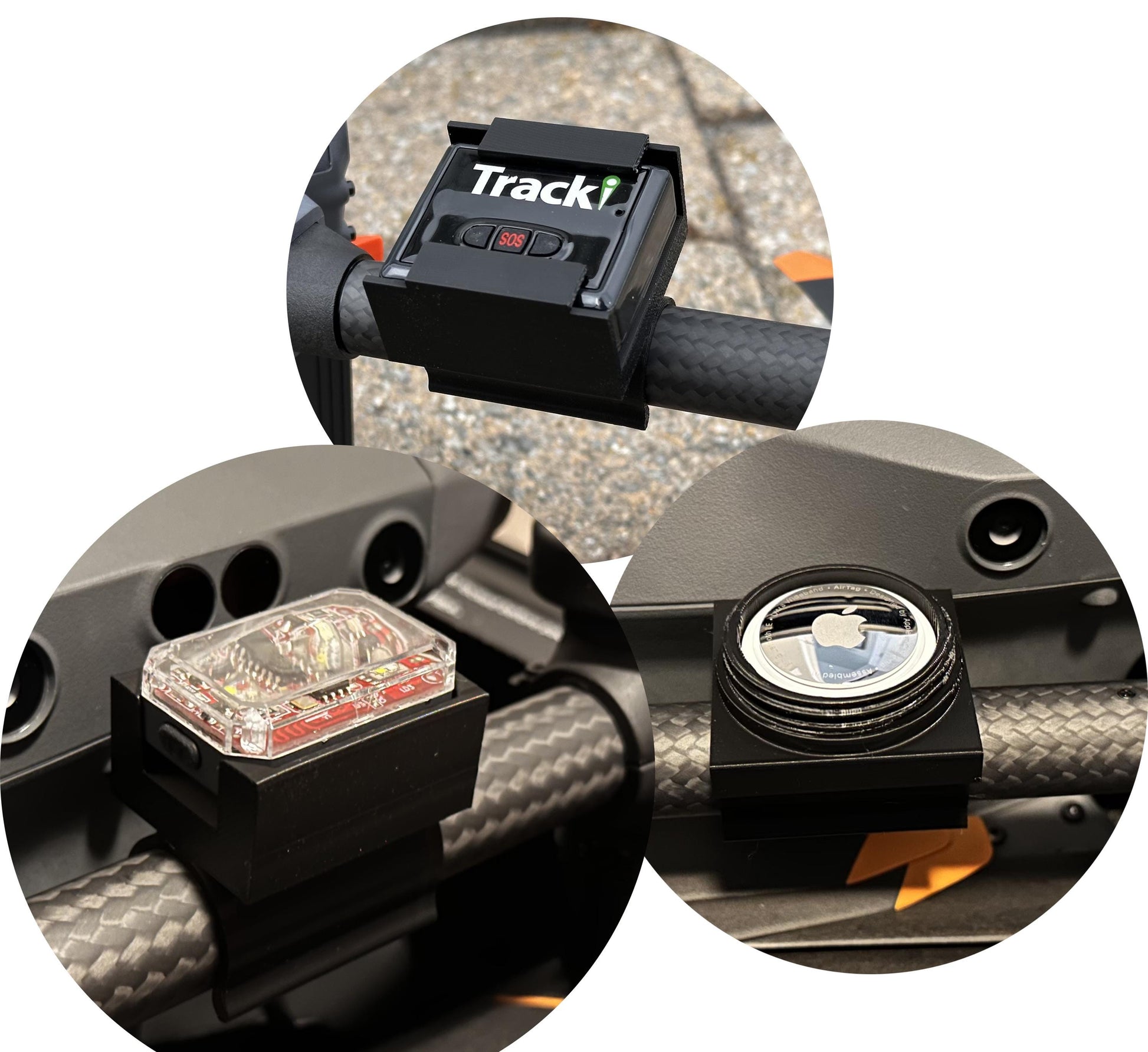 DJI Matrice 30T Arm Mount: Firehouse Strobe, Air Tag, Tracki GPS Display Plaque