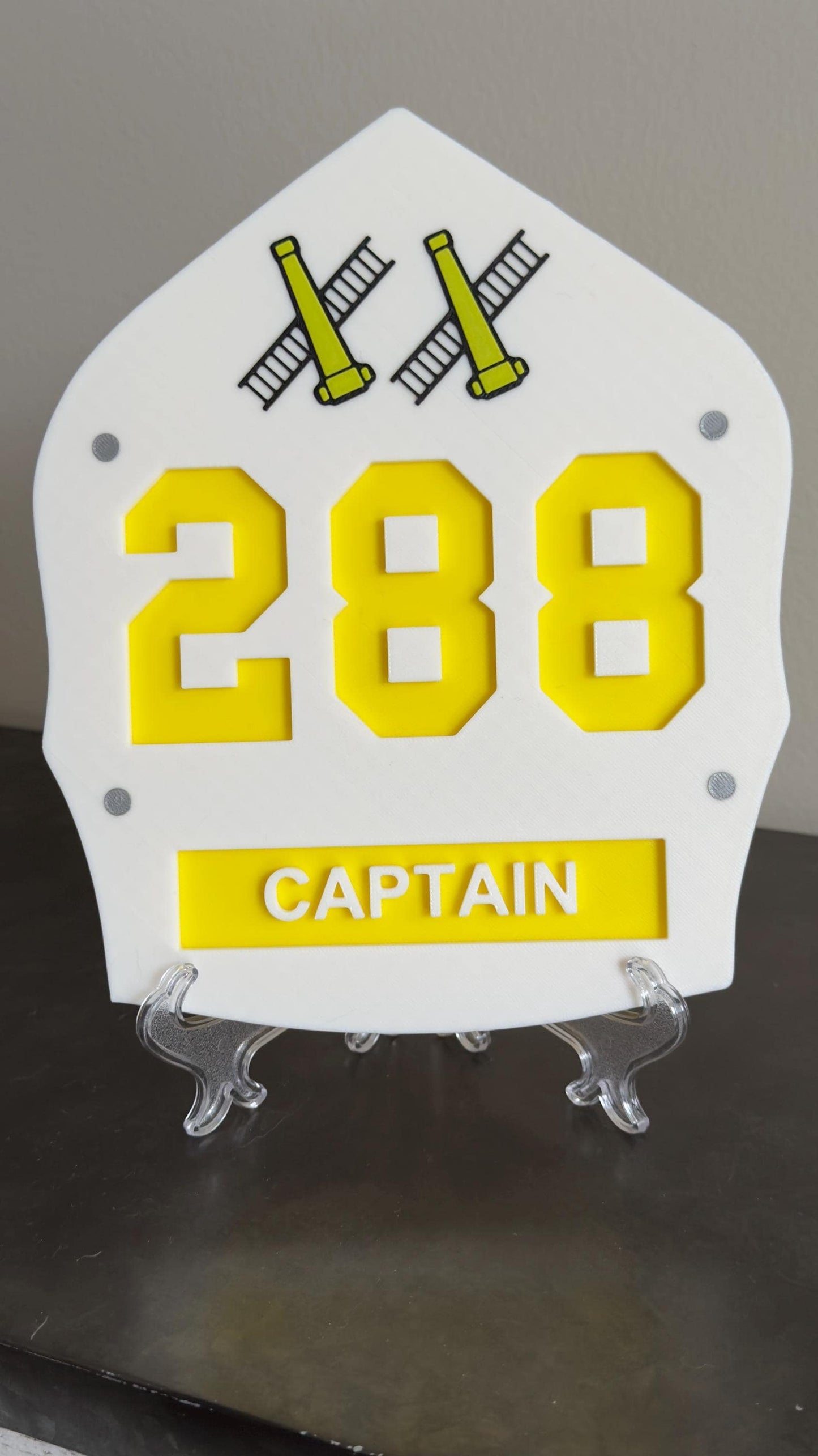 FDNY Squad Helmet Shield Plaque: 3D First Responder Wall Art NY Display Plaque