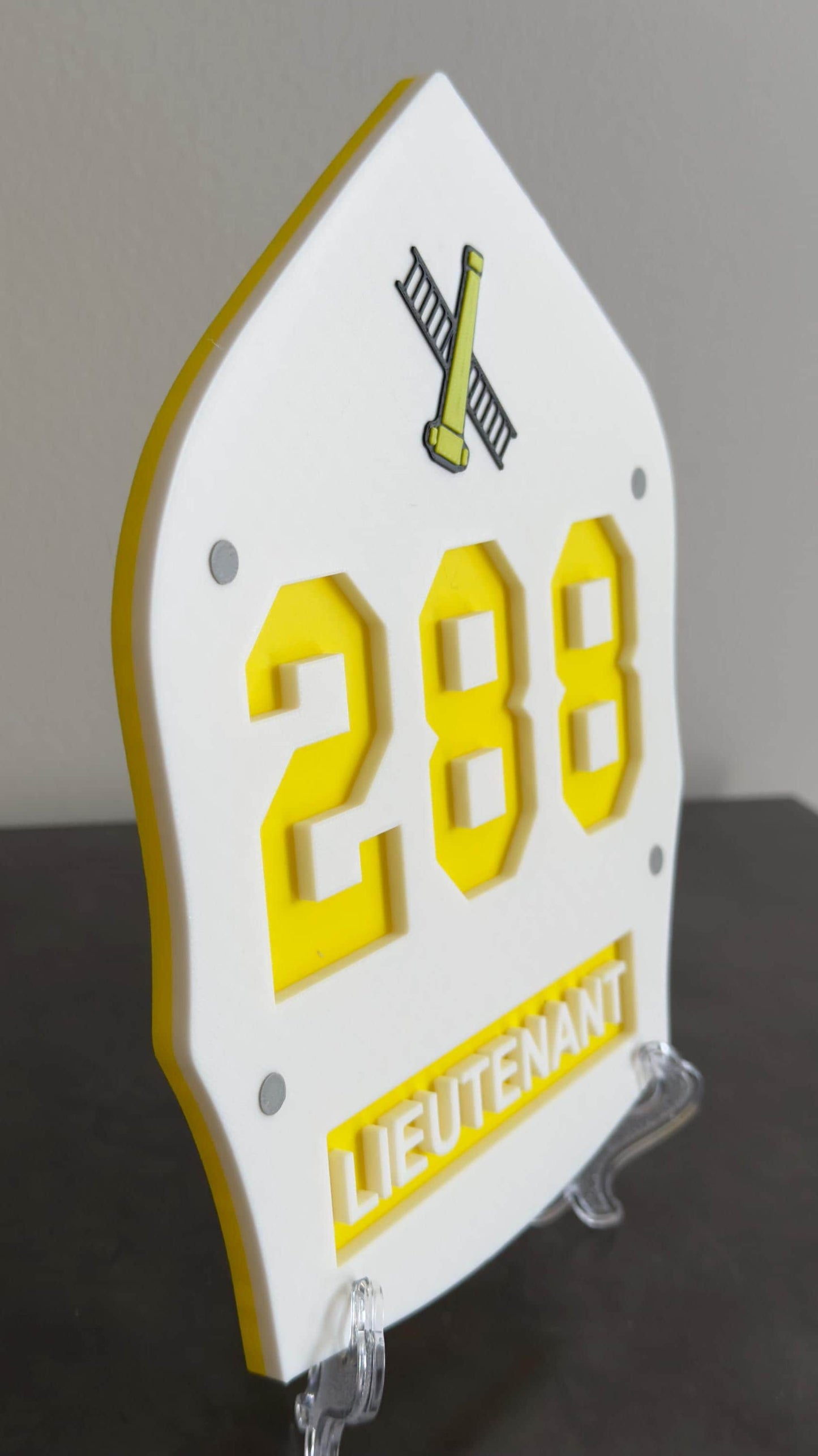 FDNY Squad Helmet Shield Plaque: 3D First Responder Wall Art NY Display Plaque