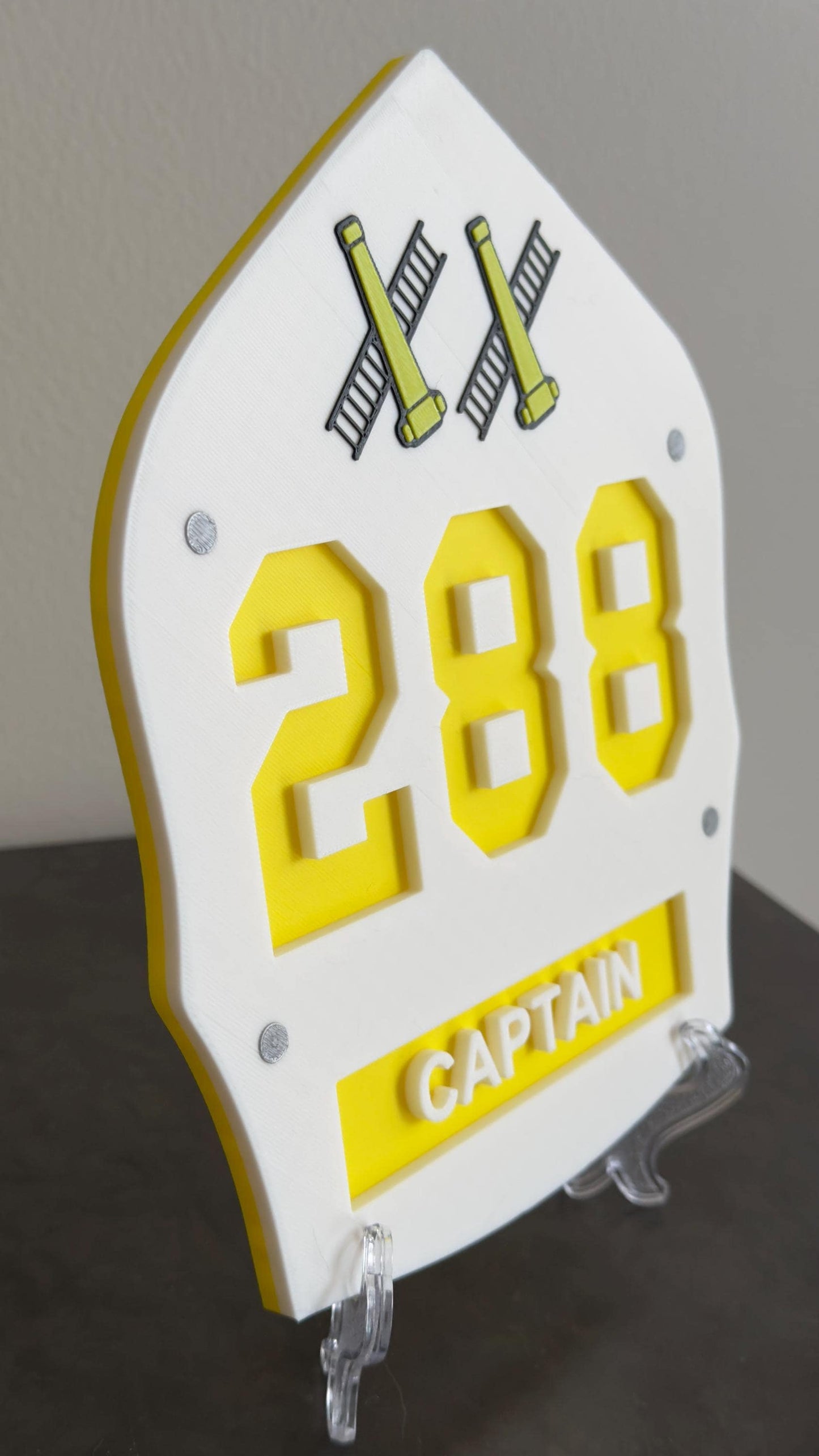 FDNY Squad Helmet Shield Plaque: 3D First Responder Wall Art NY Display Plaque