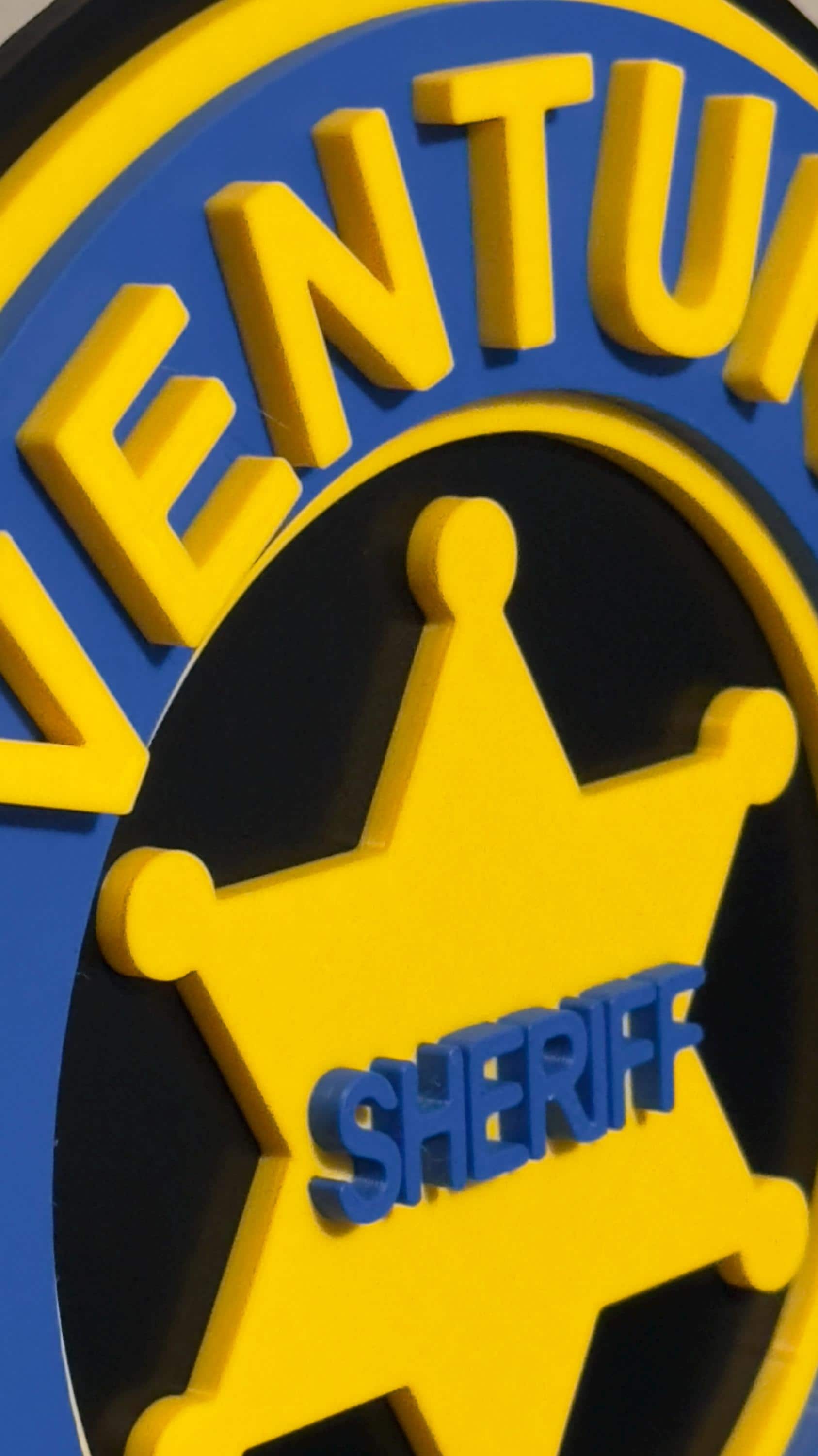 Ventura County Sheriff 3D Plaque: First Responder Wall Art California