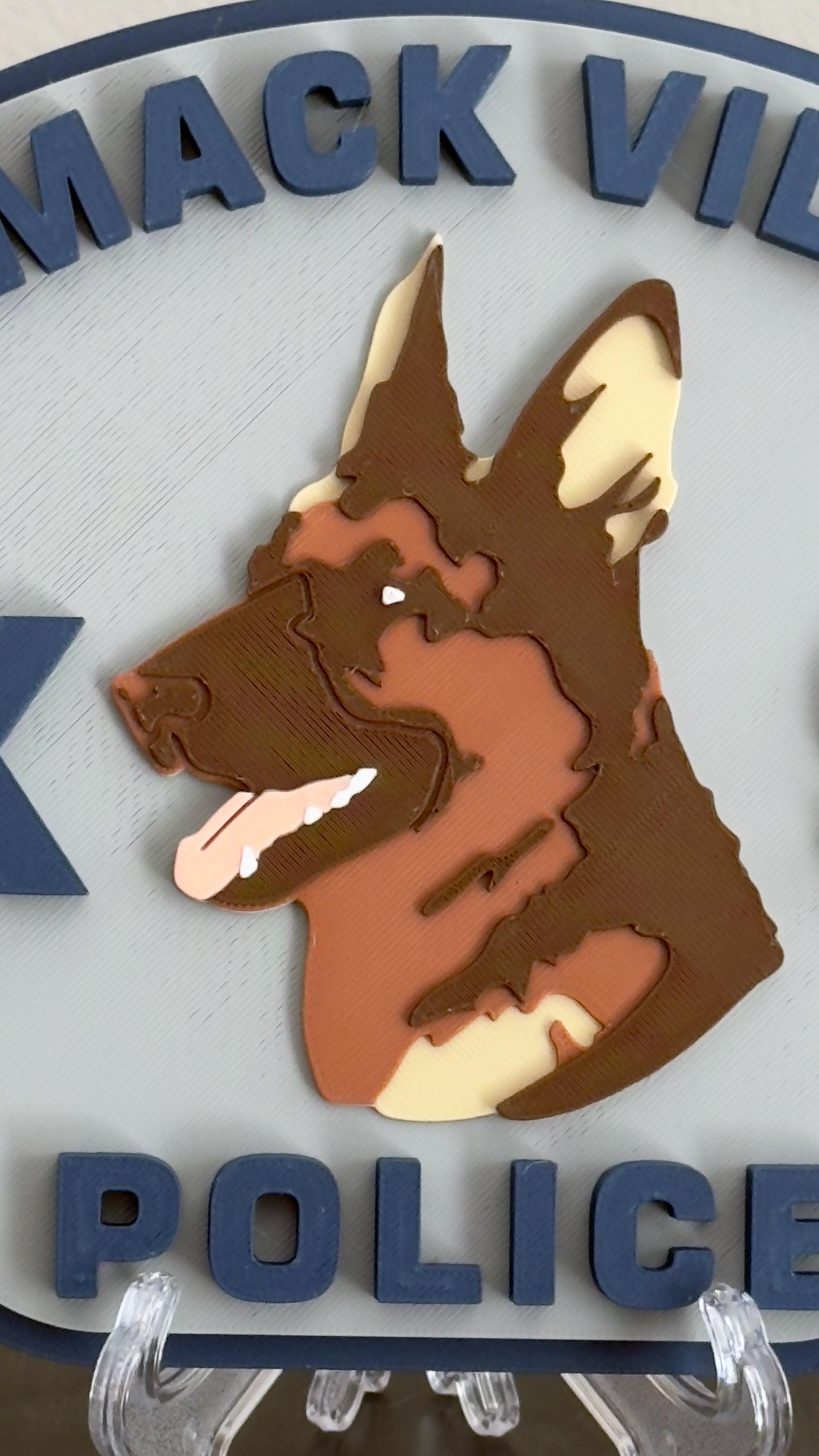 Cammack Village Police K9 Plaque: First Responder Tribute Arkansas