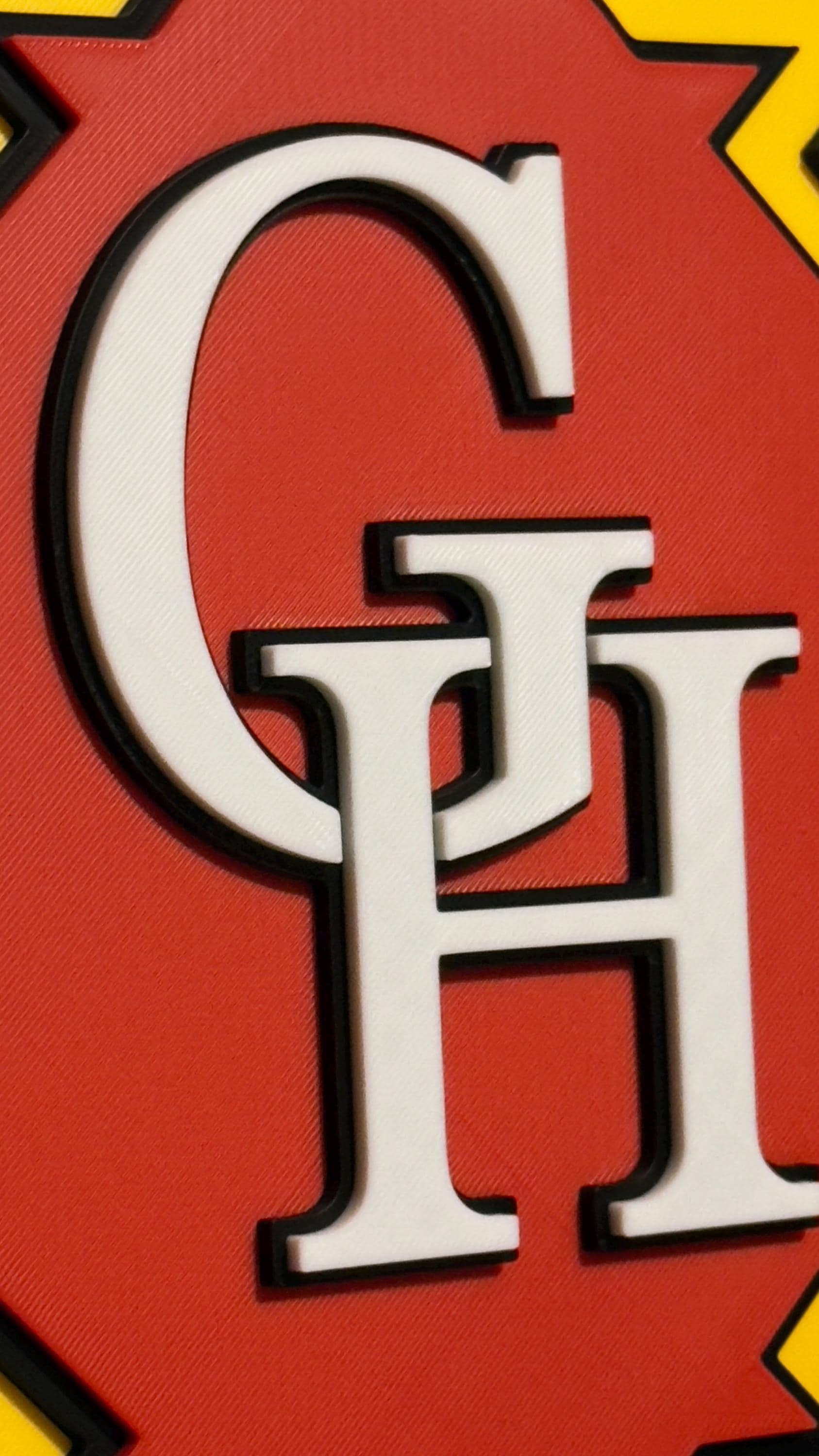 Glenn Heights Fire Department 3D Embossed Plaque: First Responder Wall Art Firefighter Gift Texas