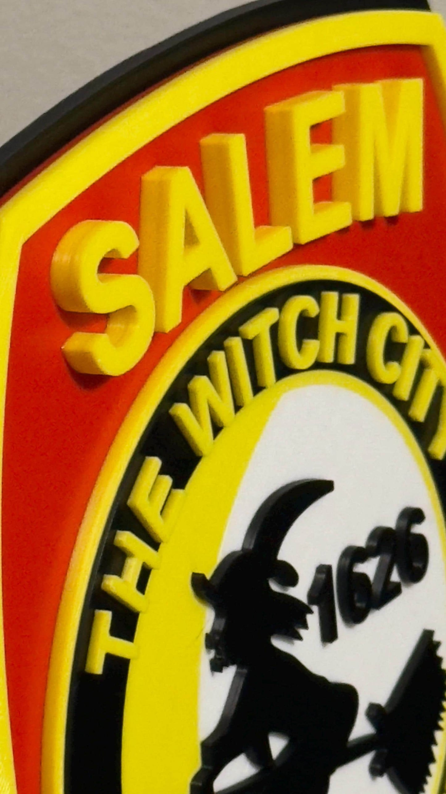 Salem Fire Department 3D Plaque: Massachusetts First Responder Wall Art MA Massachusetts