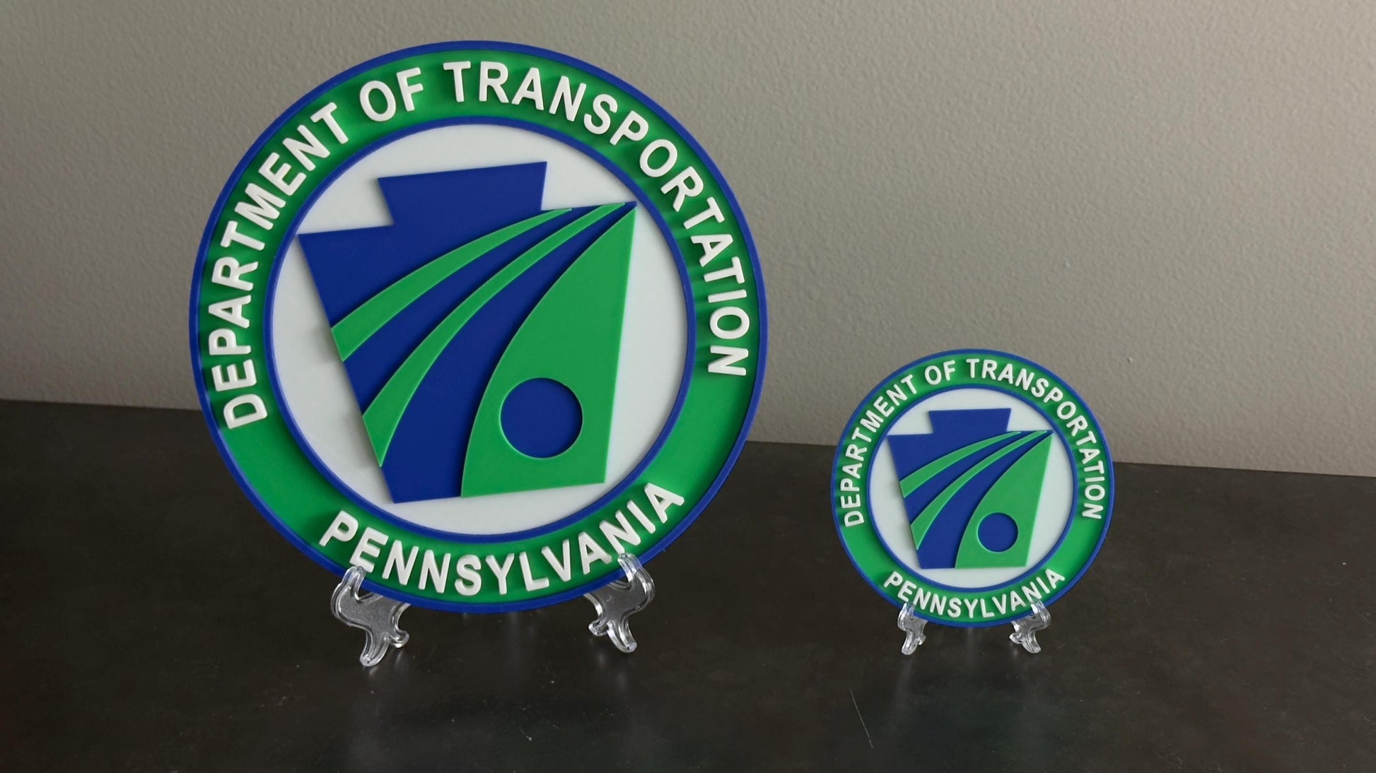 PENNDOT 3D Plaque: Pennsylvania Transportation Wall Display