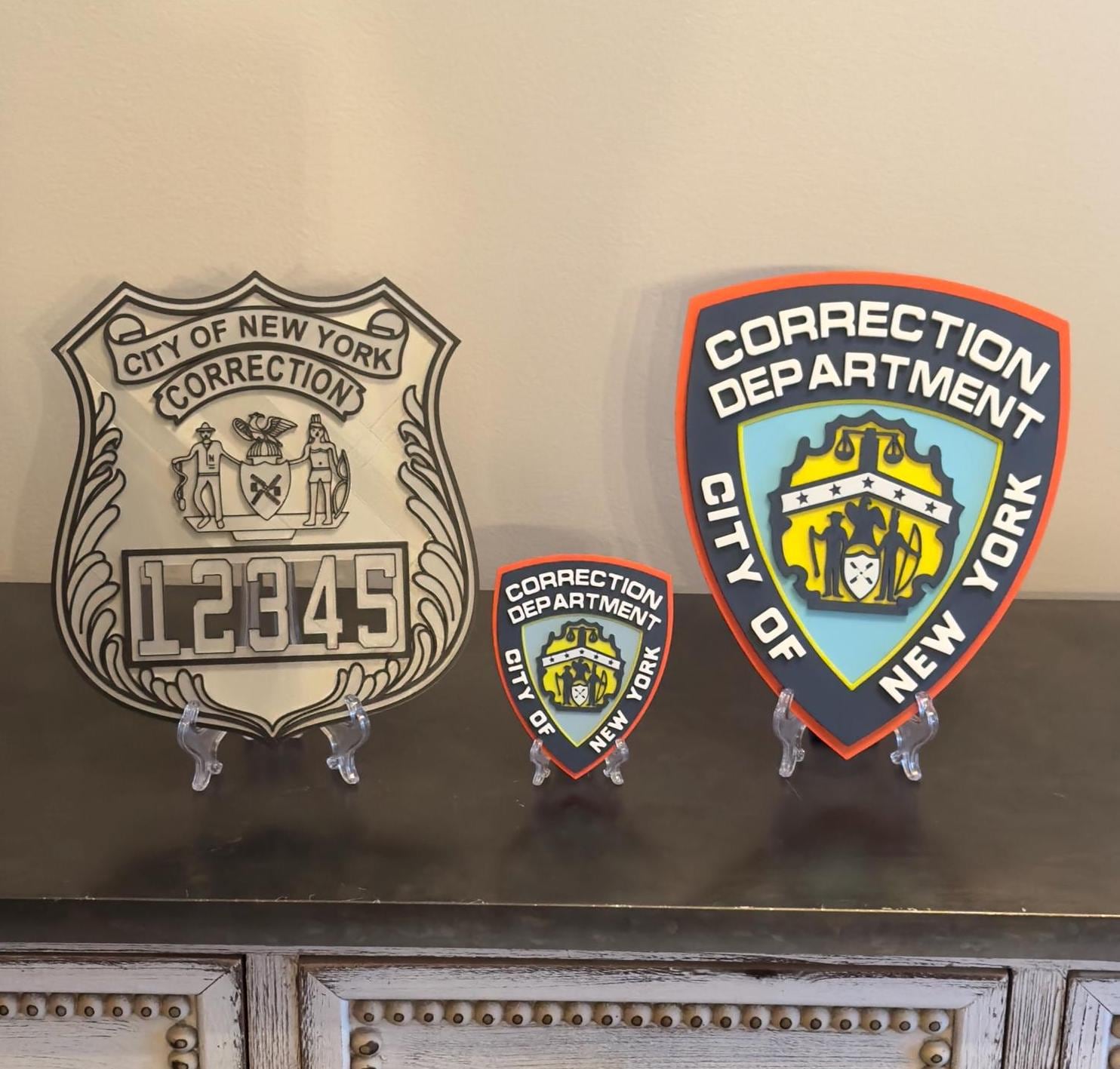 NYCD SST Special Search Team Plaque: 3D Embossed First Responder Wall Art New York
