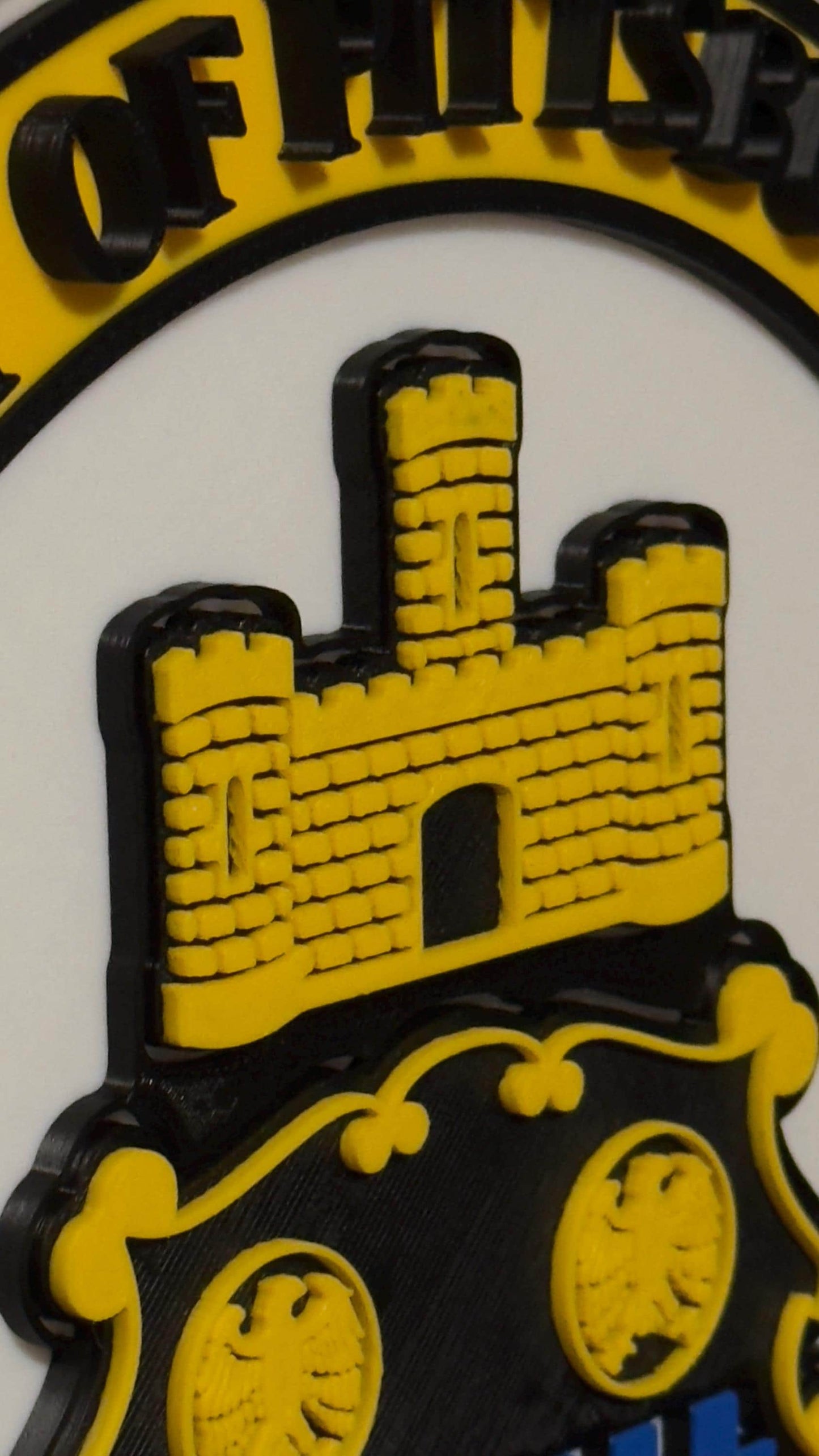 Pittsburgh Bureau of Public Safety 3D Plaque First Responder Wall Art Display Plaque Pennsylvania