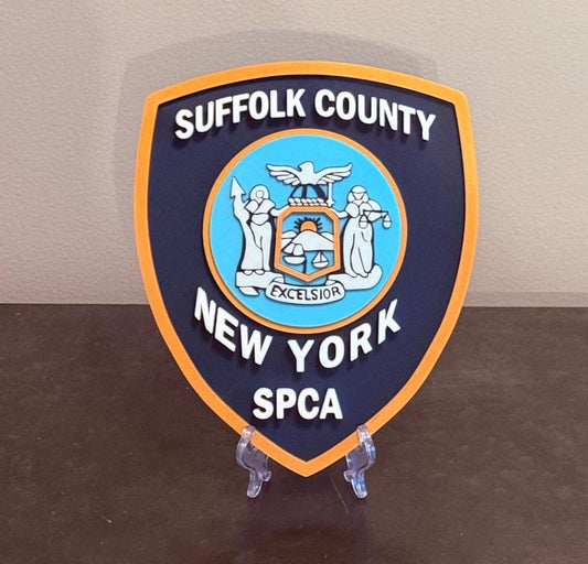 SPCA Plaque: Suffolk County First Responder Wall Art New York