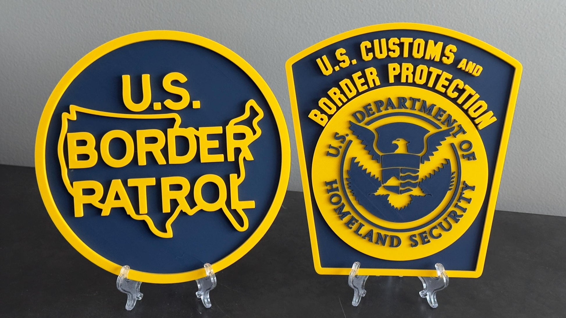 DHS 3D Embossed Plaque: First Responder Wall Art Homeland Security Government