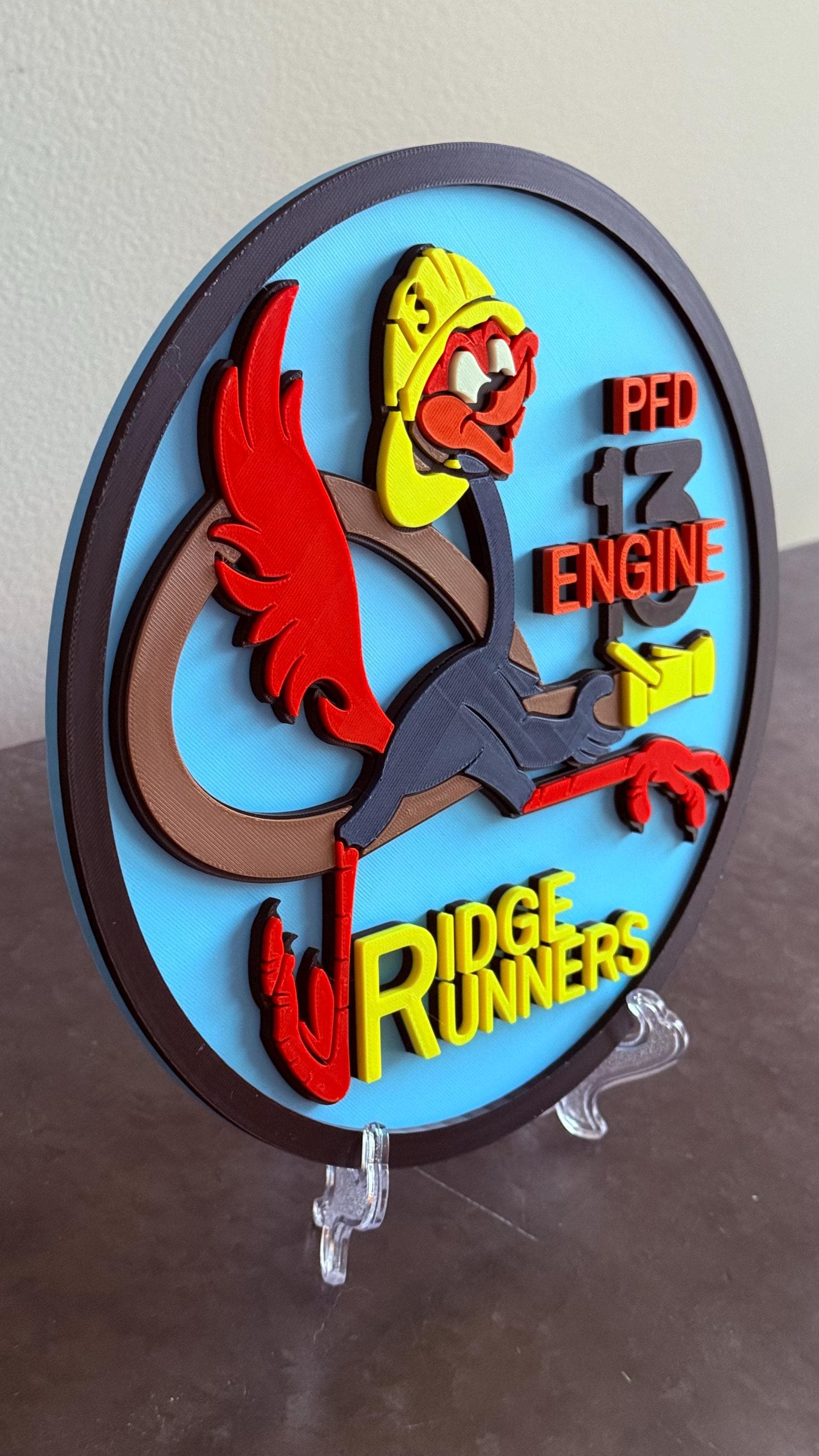 Ridge Runners Ladder 1 & Engine 13 Philadelphia Fire Department 3D Plaque Pennsylvania