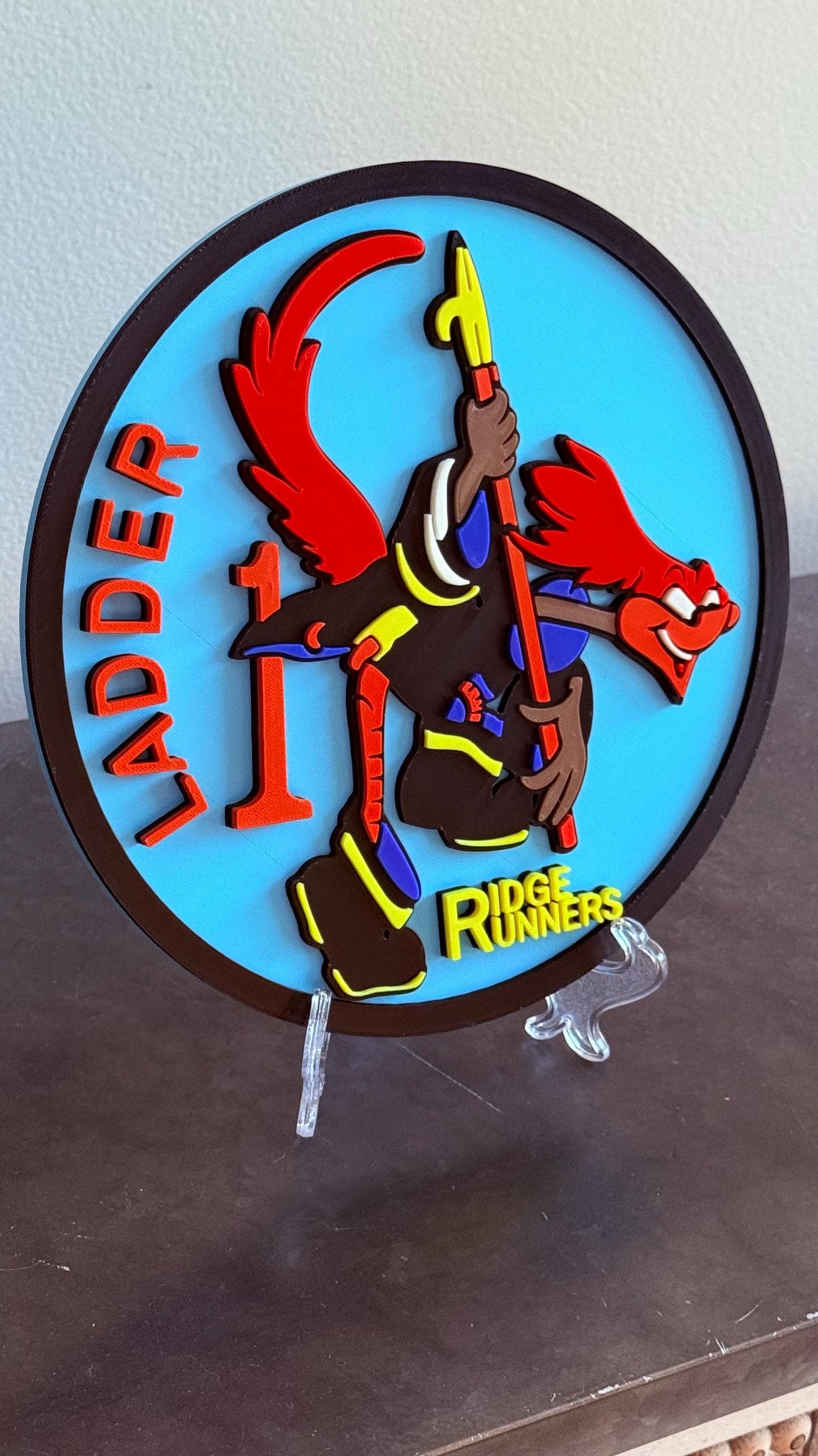 Ridge Runners Ladder 1 & Engine 13 Philadelphia Fire Department 3D Plaque Pennsylvania