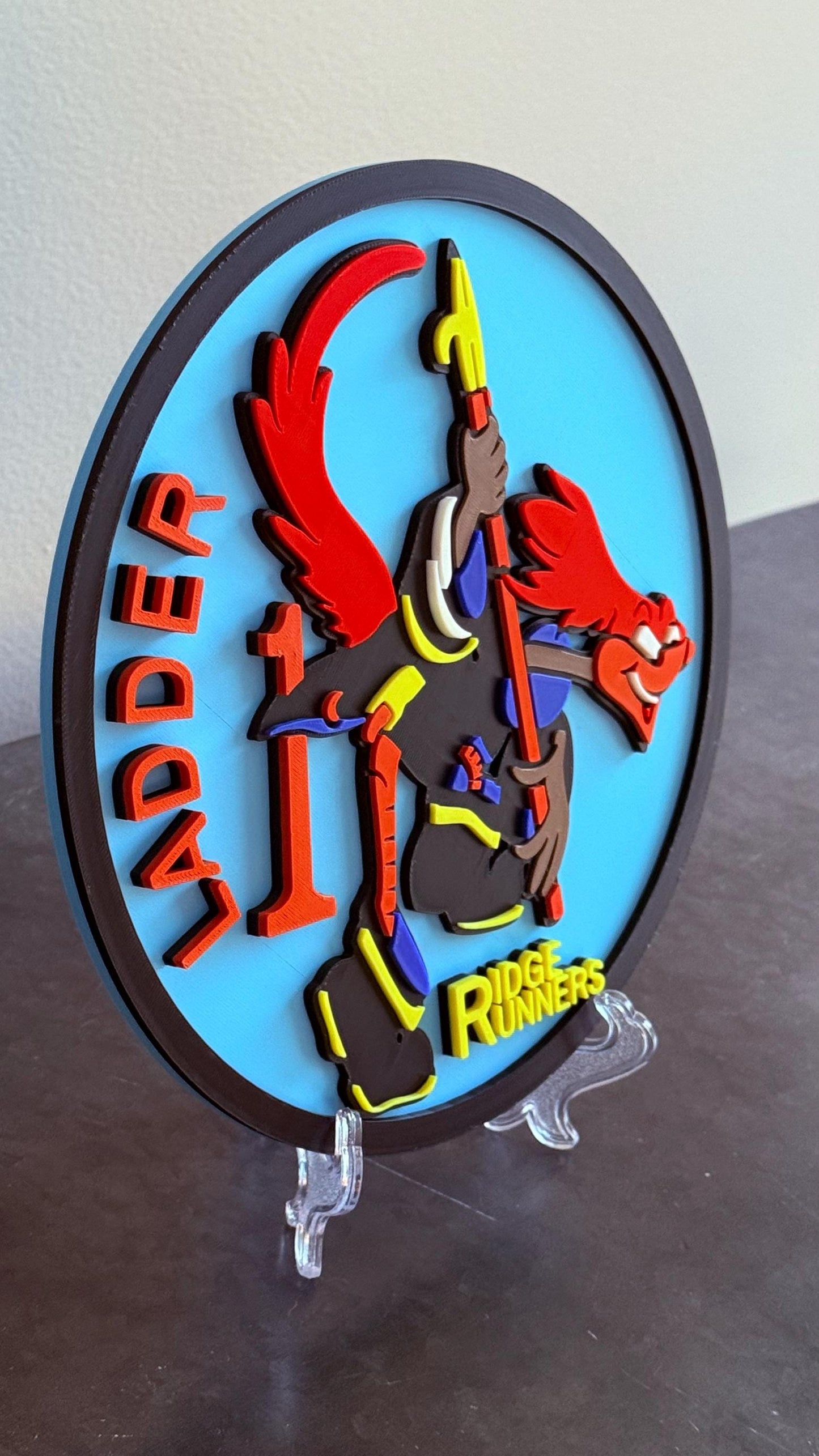 Ridge Runners Ladder 1 & Engine 13 Philadelphia Fire Department 3D Plaque Pennsylvania