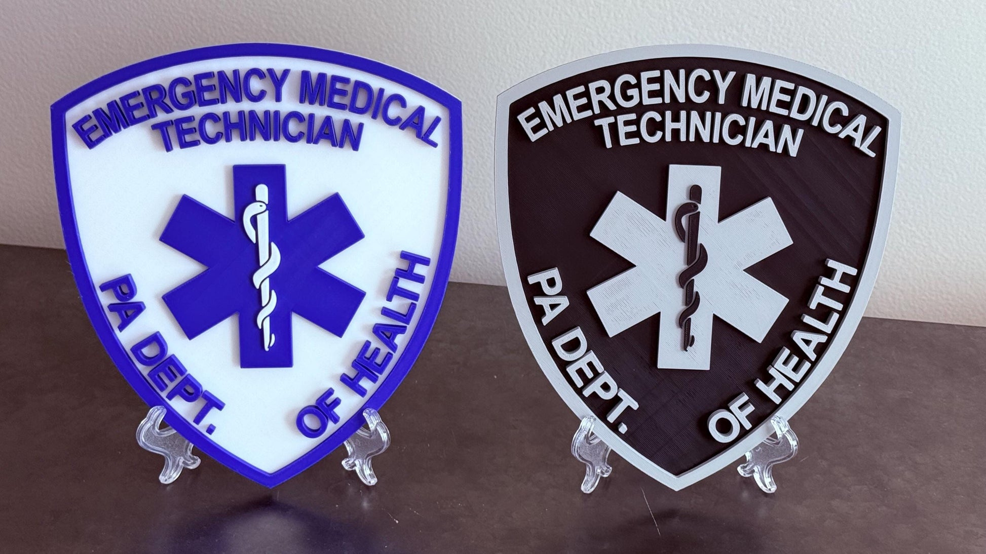Pennsylvania EMT Plaque 3D First Responder Wall Art PA Display Plaque EMS Gift