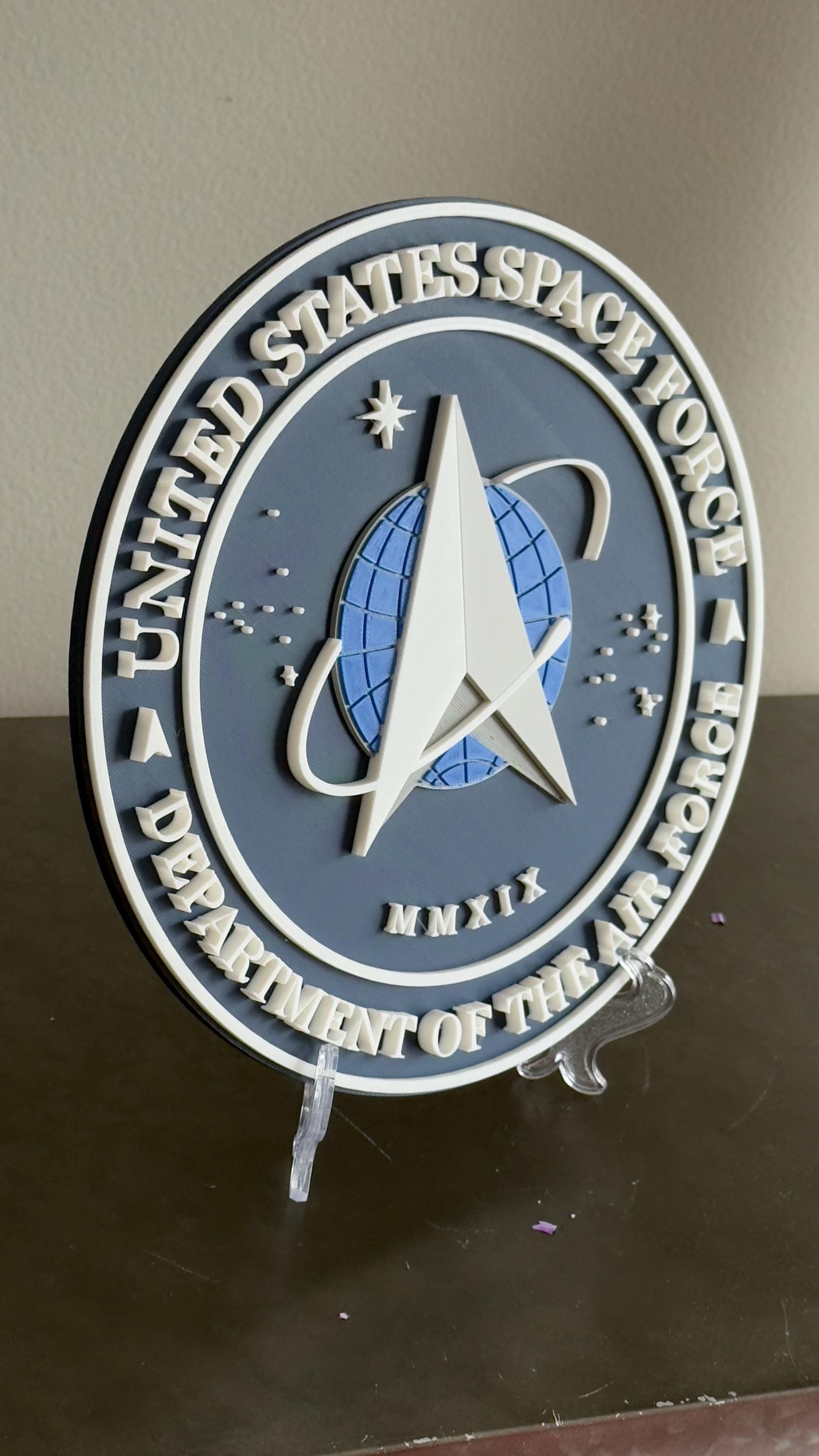United States Space Force Plaque: Veteran Wall Art Government