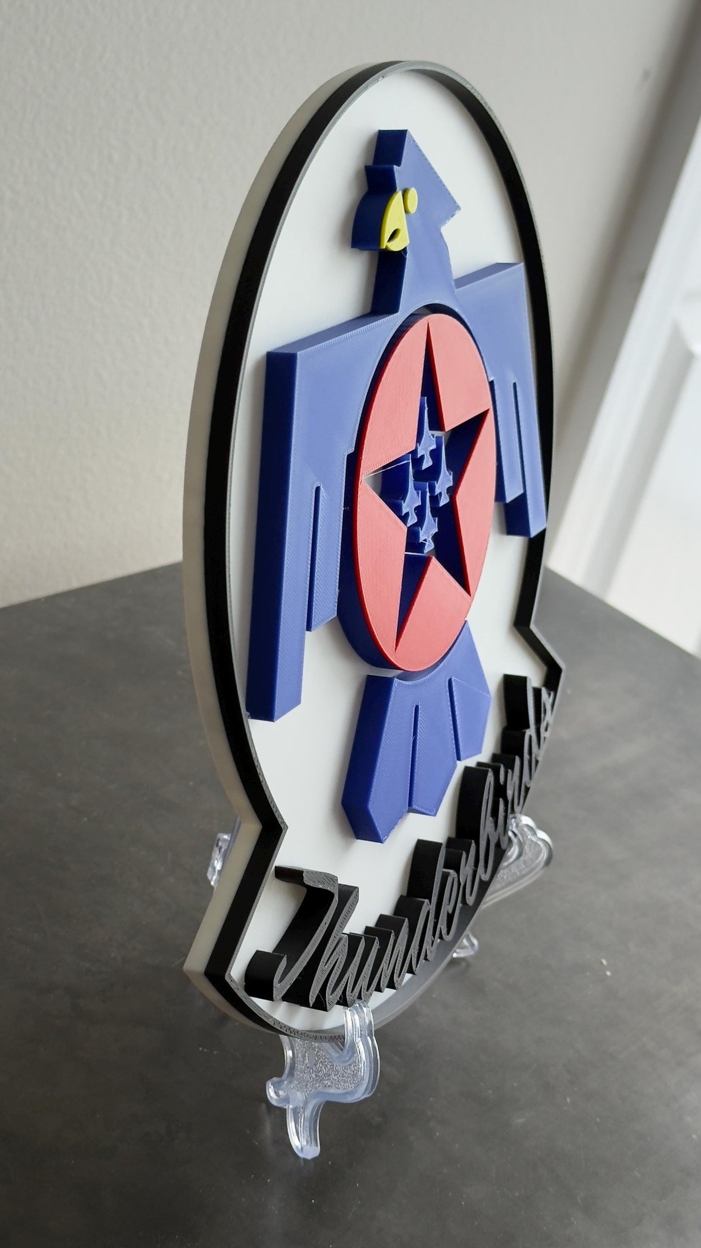 US Air Force Thunderbirds Logo 3D Plaque Military Wall Art Display Plaque Government