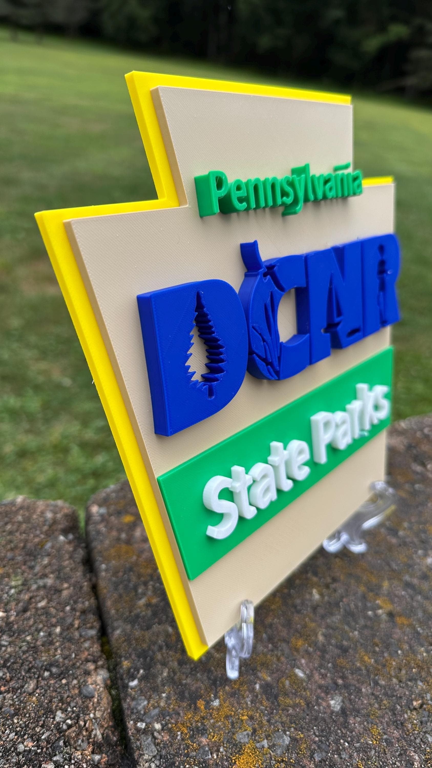 DCNR Pennsylvania Plaque: First Responder Tribute (3D Embossed, Indoor)