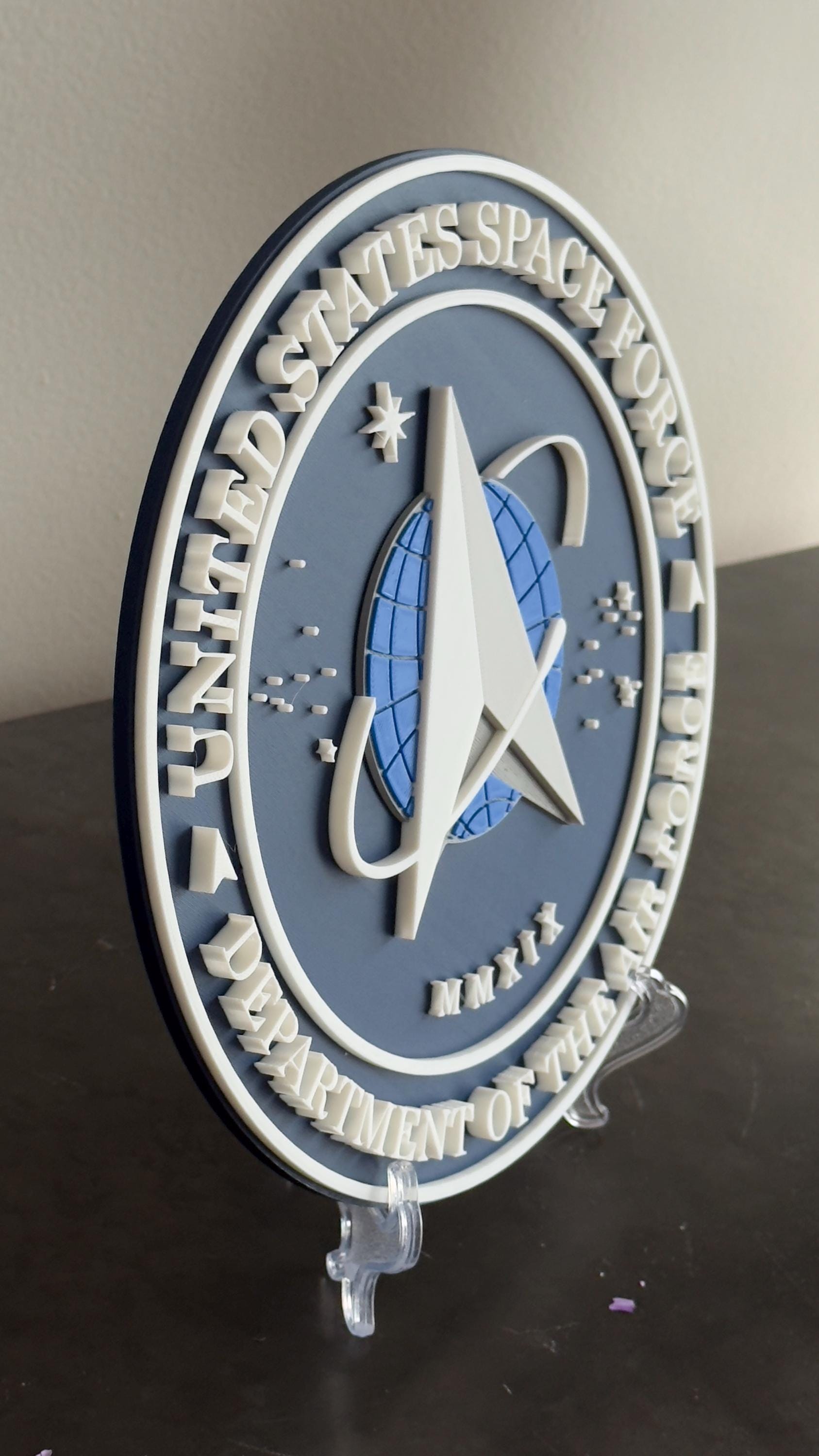 United States Space Force Plaque: Veteran Wall Art Government