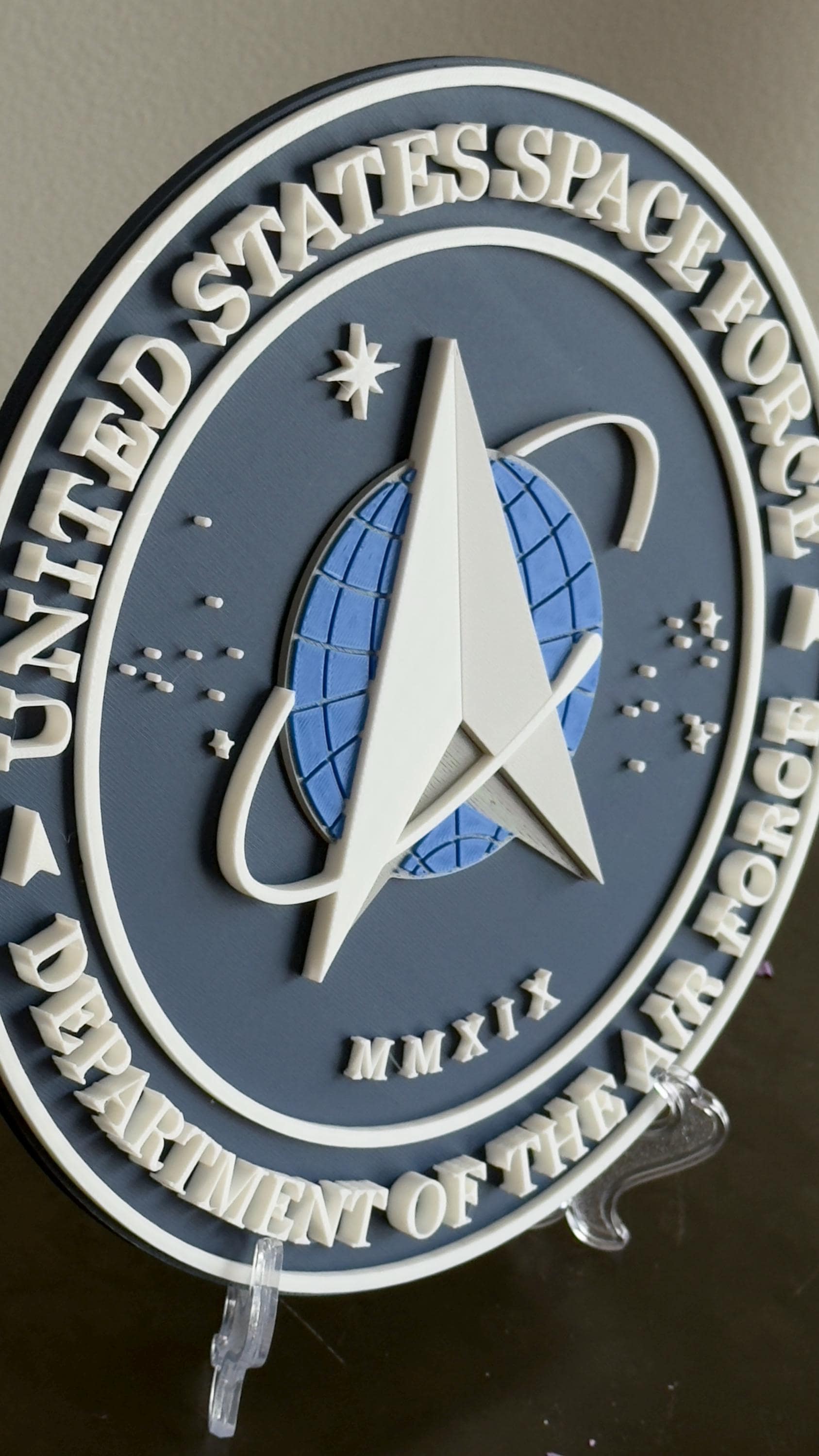 United States Space Force Plaque: Veteran Wall Art Government