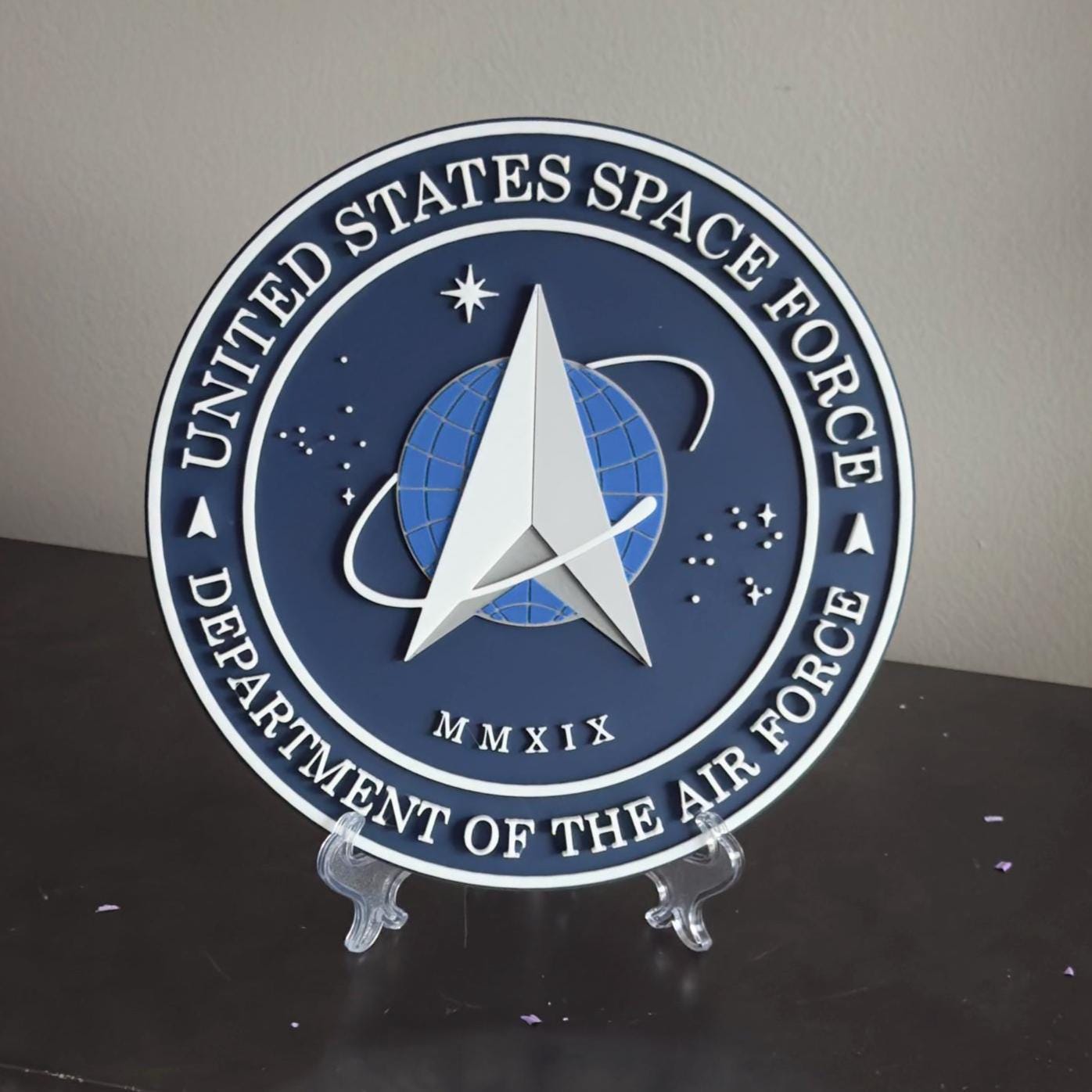 United States Space Force Plaque: Veteran Wall Art Government