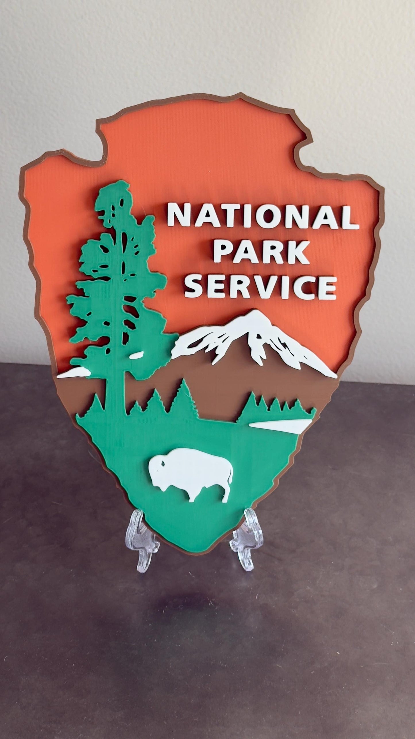 National Park Service Arrowhead Plaque - First Responder Wall Art Government