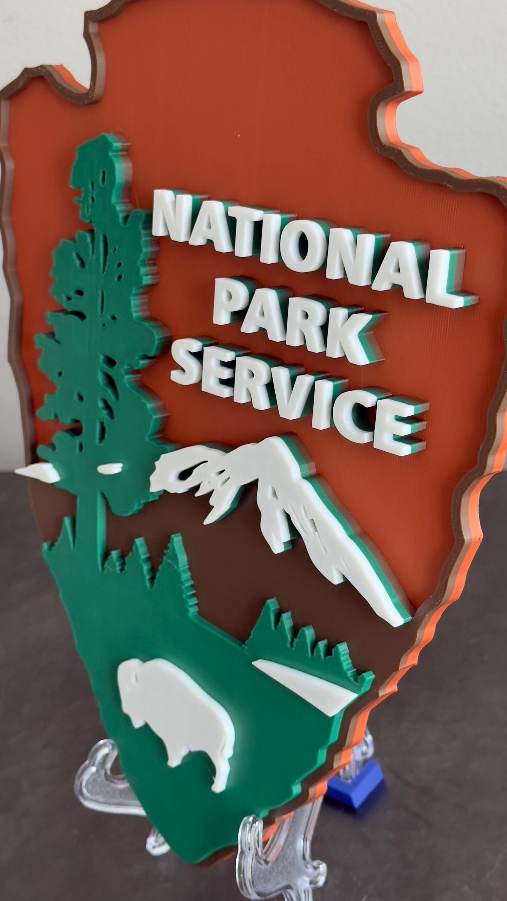 National Park Service Arrowhead Plaque - First Responder Wall Art Government