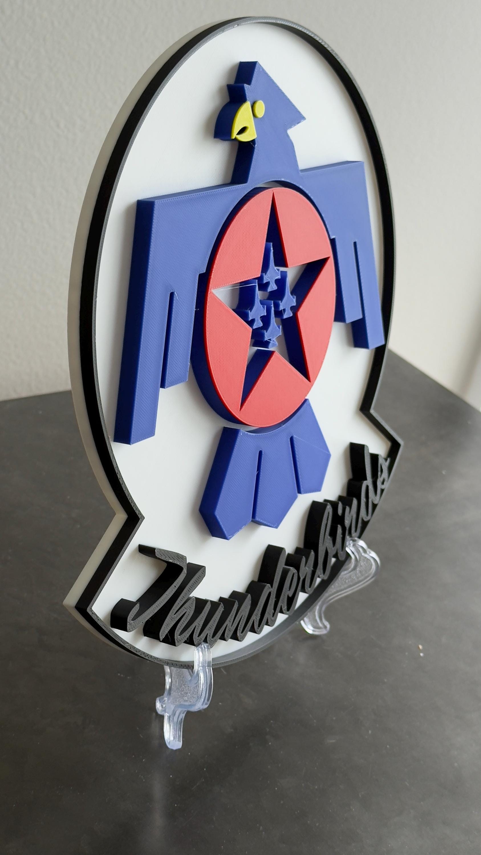 US Air Force Thunderbirds Logo 3D Plaque Military Wall Art Display Plaque Government