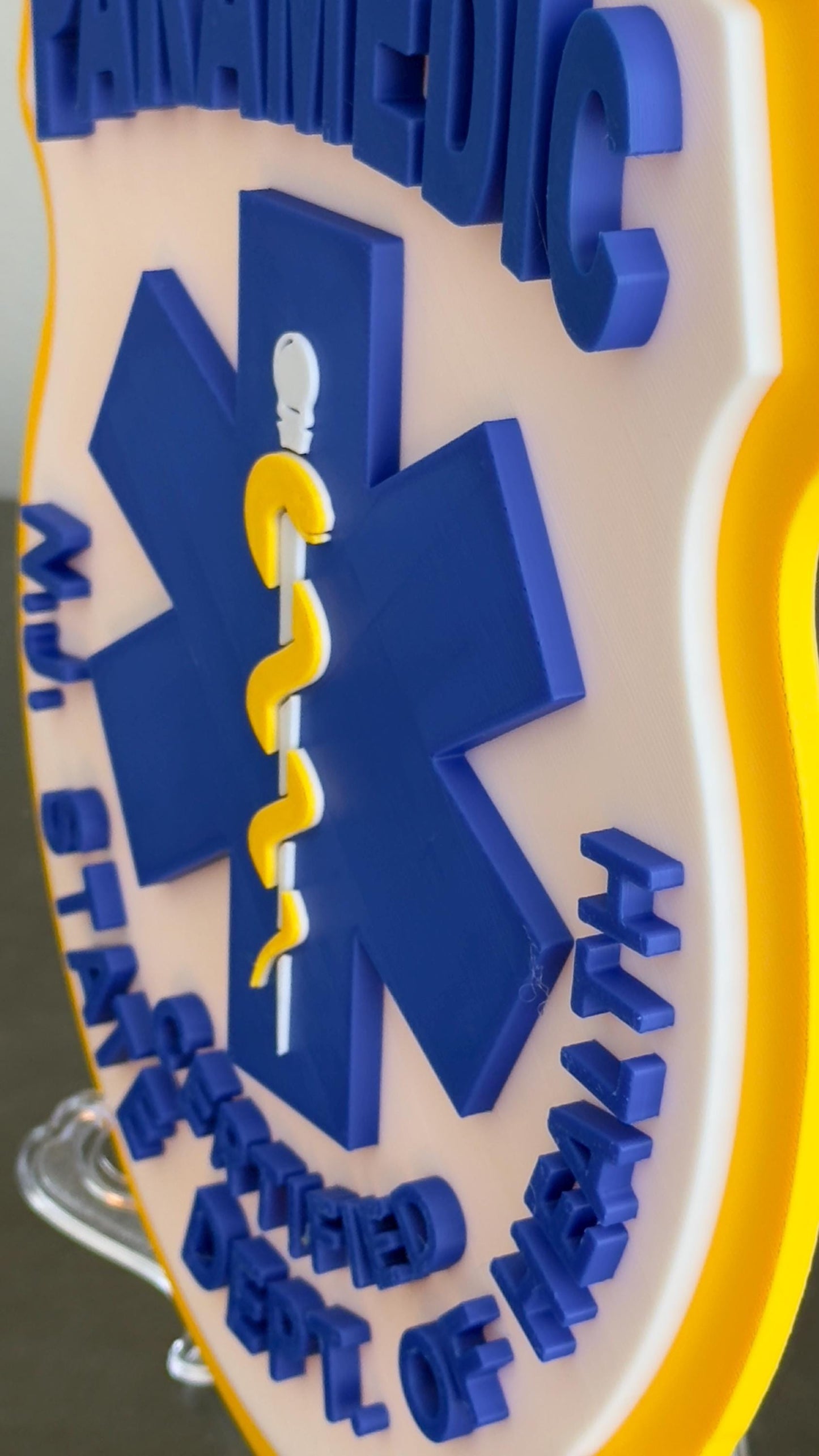 New Jersey Paramedic Plaque: First Responder Wall Art