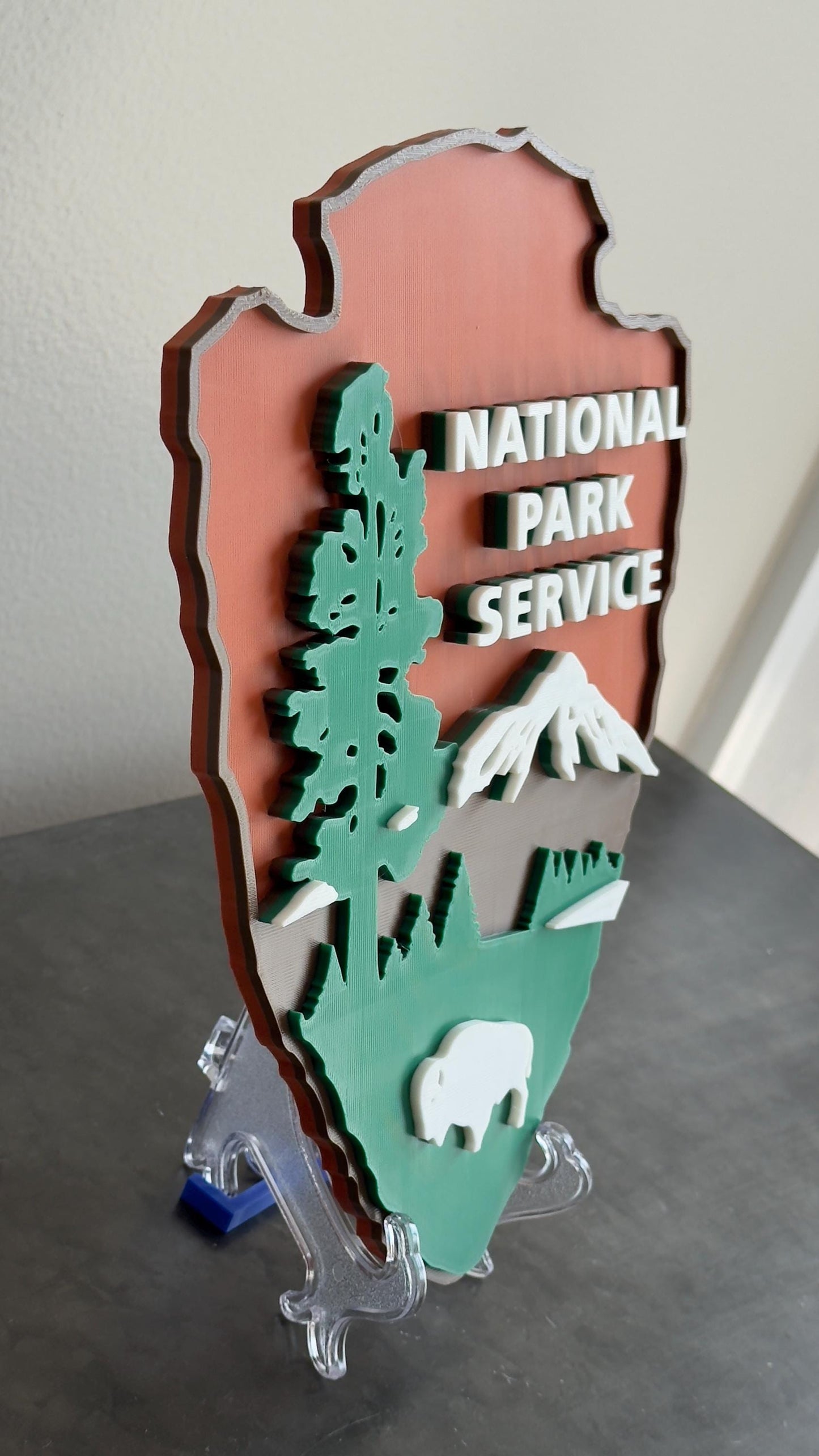 National Park Service Arrowhead Plaque - First Responder Wall Art Government