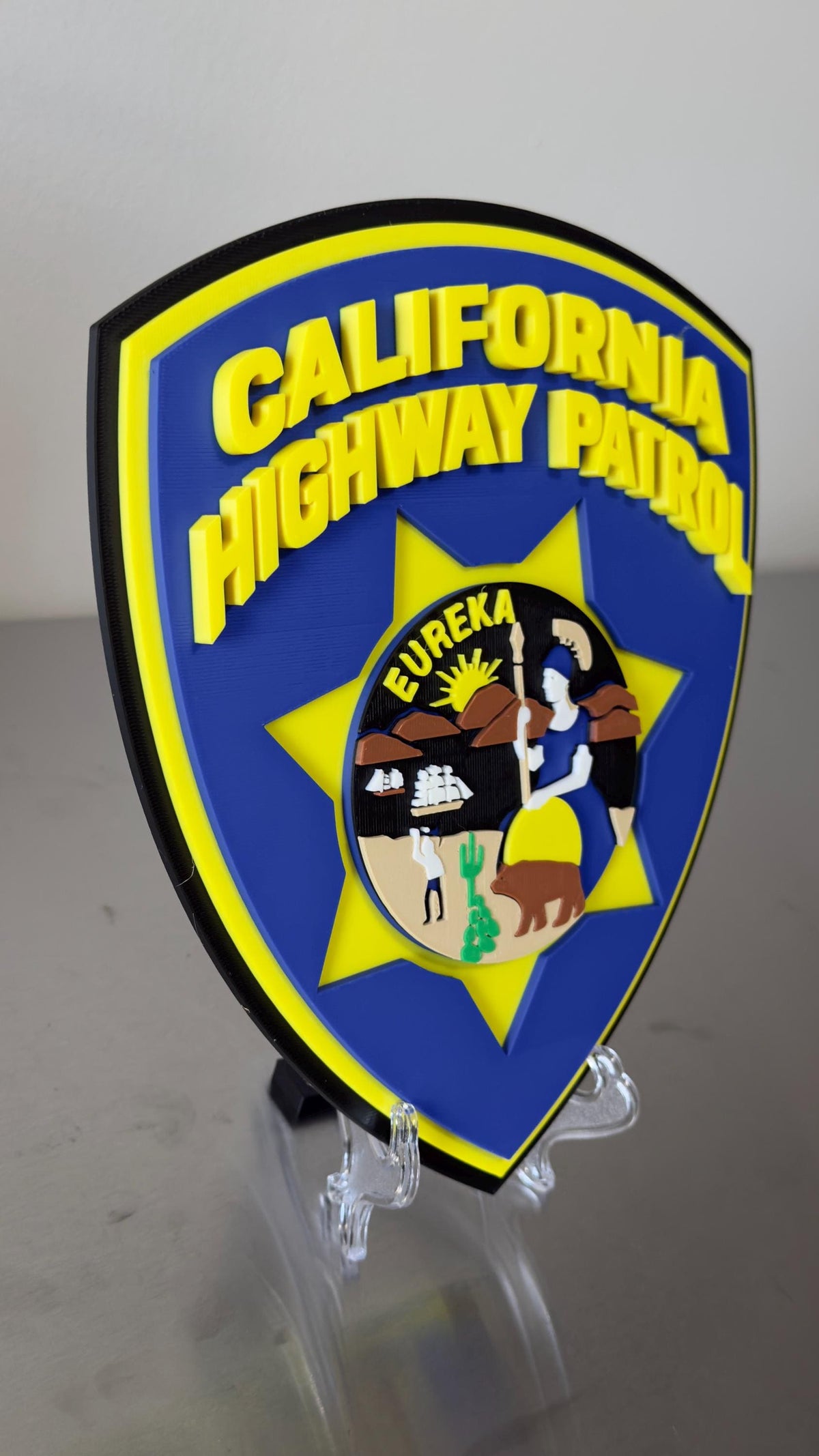 CHP 3D Display Plaque | California Highway Patrol, First Responder Gift California