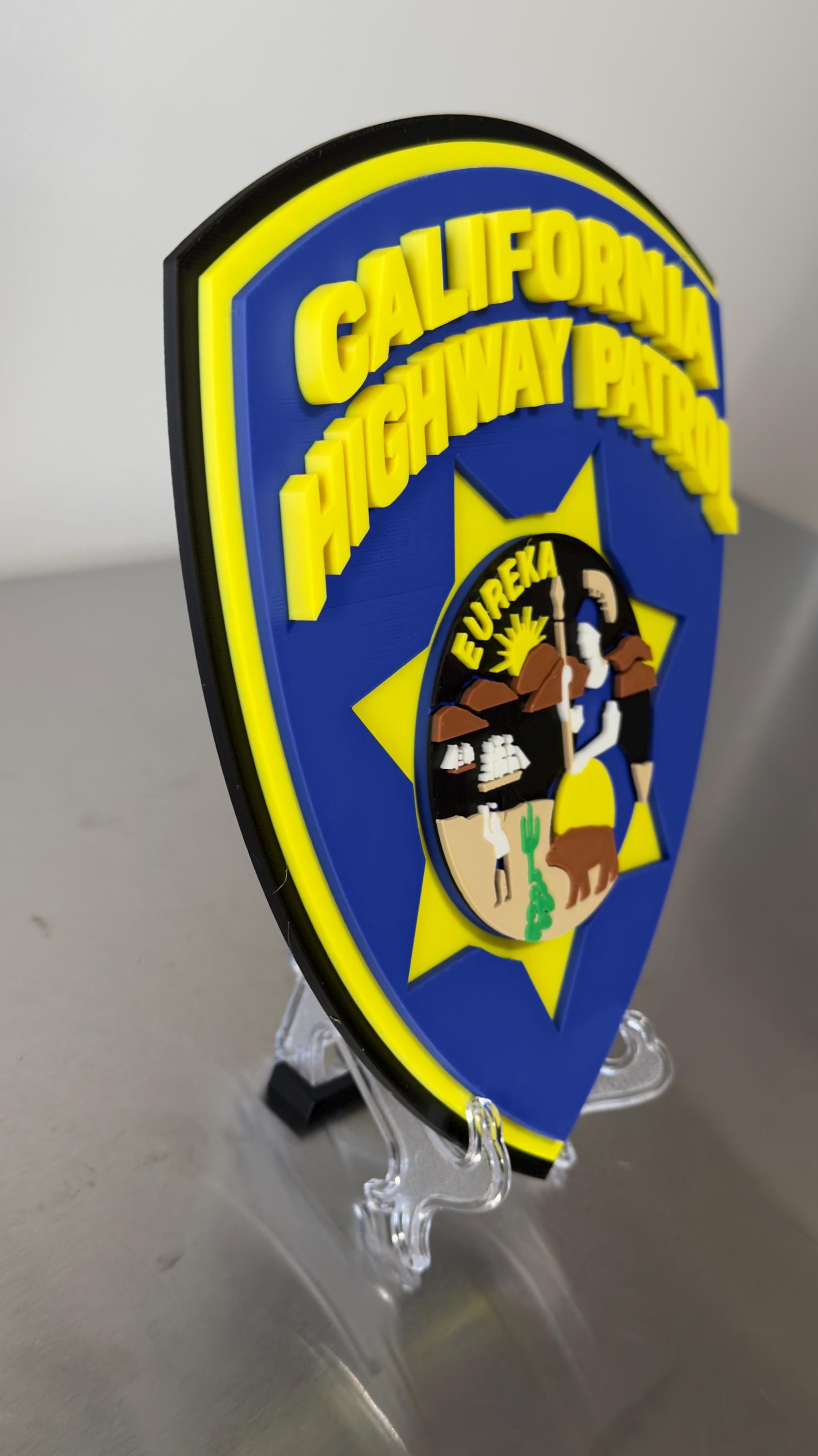 CHP 3D Plaque | California Highway Patrol, First Responder Gift California