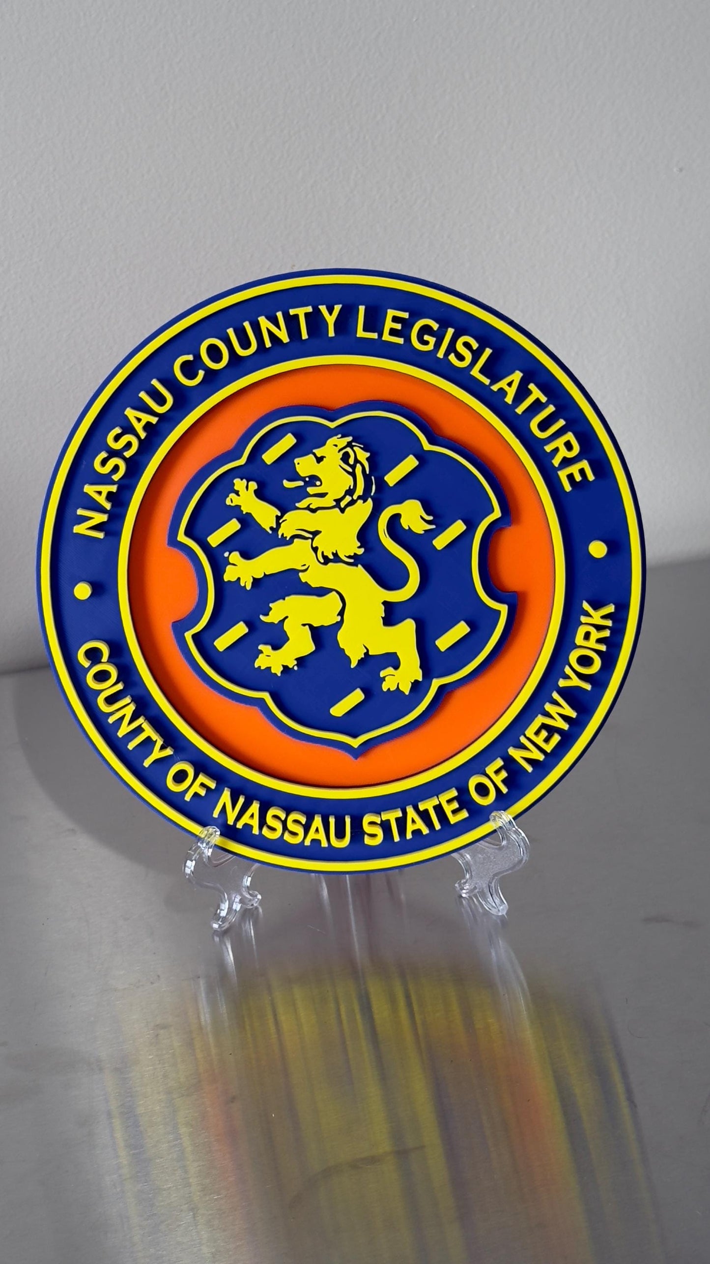 Nassau County Legislature Plaque - Long Island NY New York
