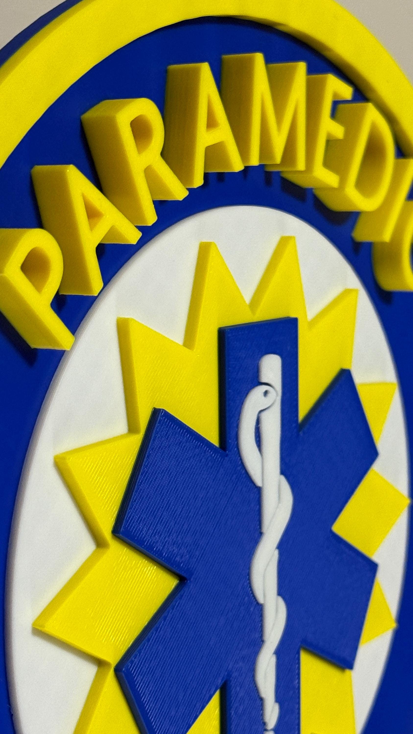 Florida Paramedic Plaque: First Responder Wall Art EMS Gift