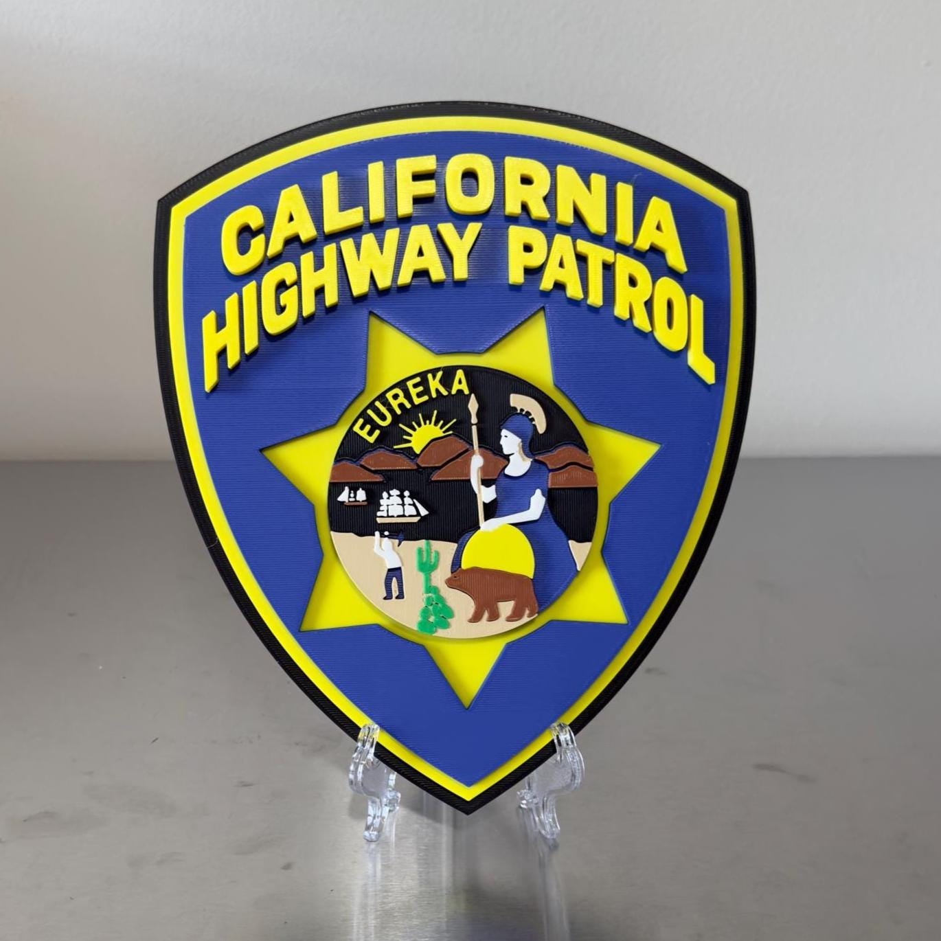 CHP 3D Plaque | California Highway Patrol, First Responder Gift California