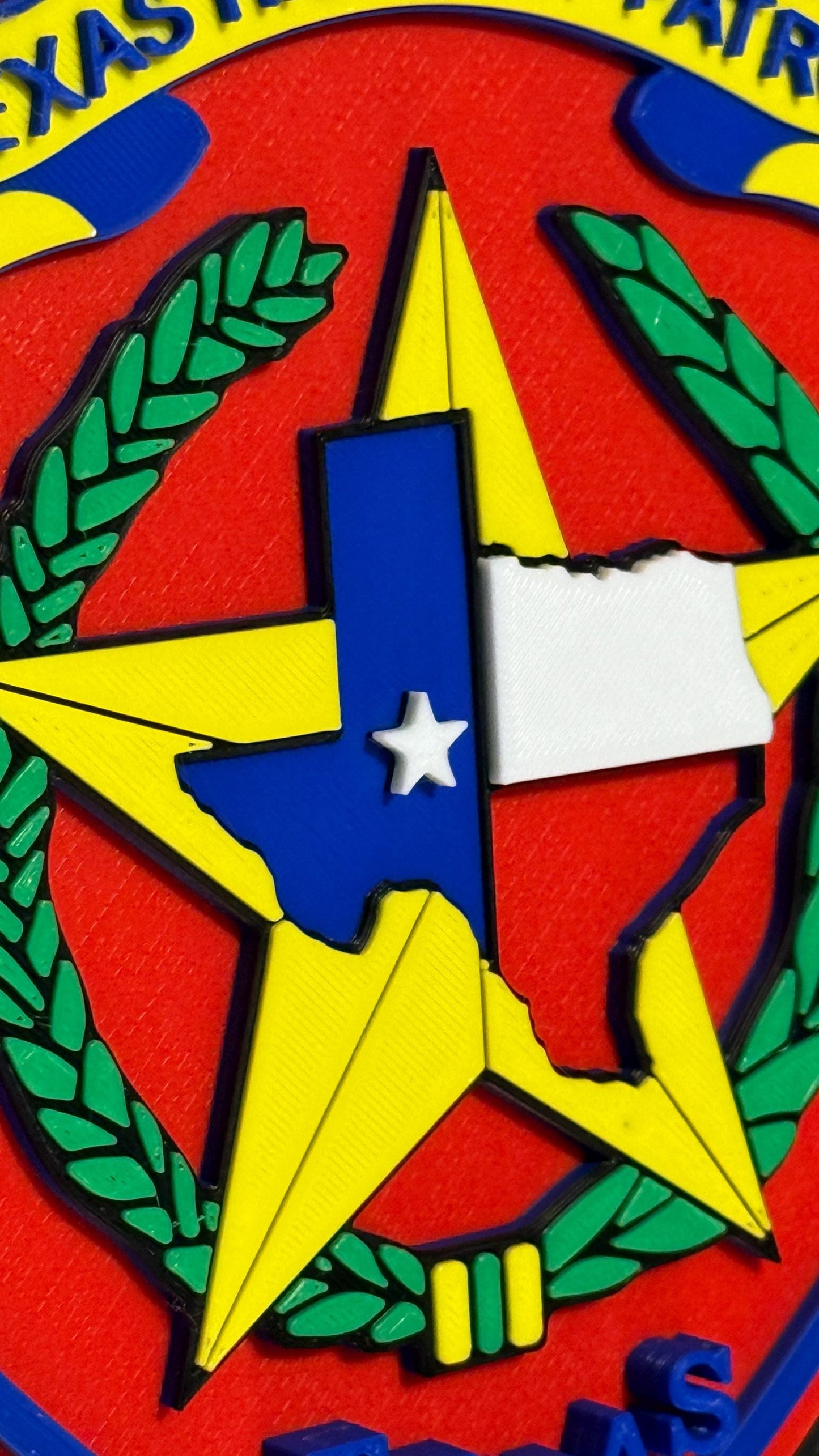 Texas Highway Patrol Plaque: TX Wall Art