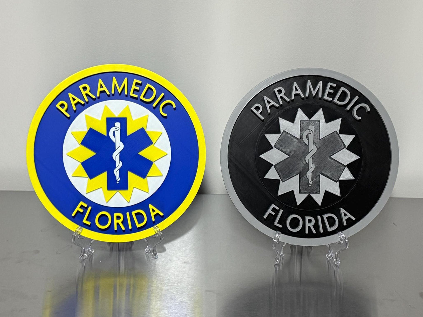 Florida Paramedic Plaque: First Responder Wall Art EMS Gift