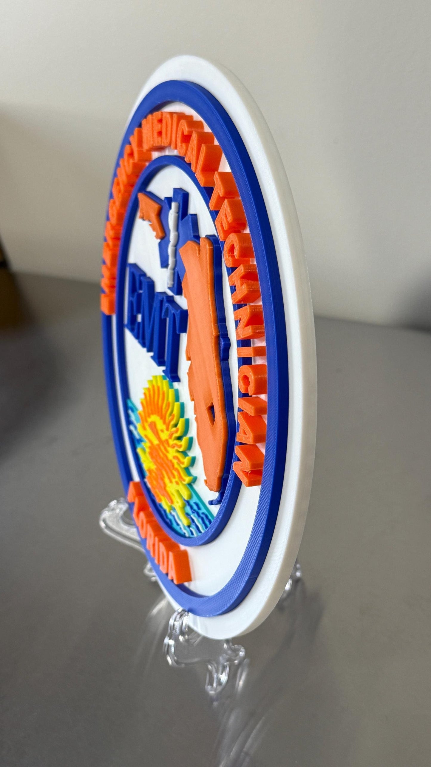 Florida EMT Plaque: First Responder Wall Art