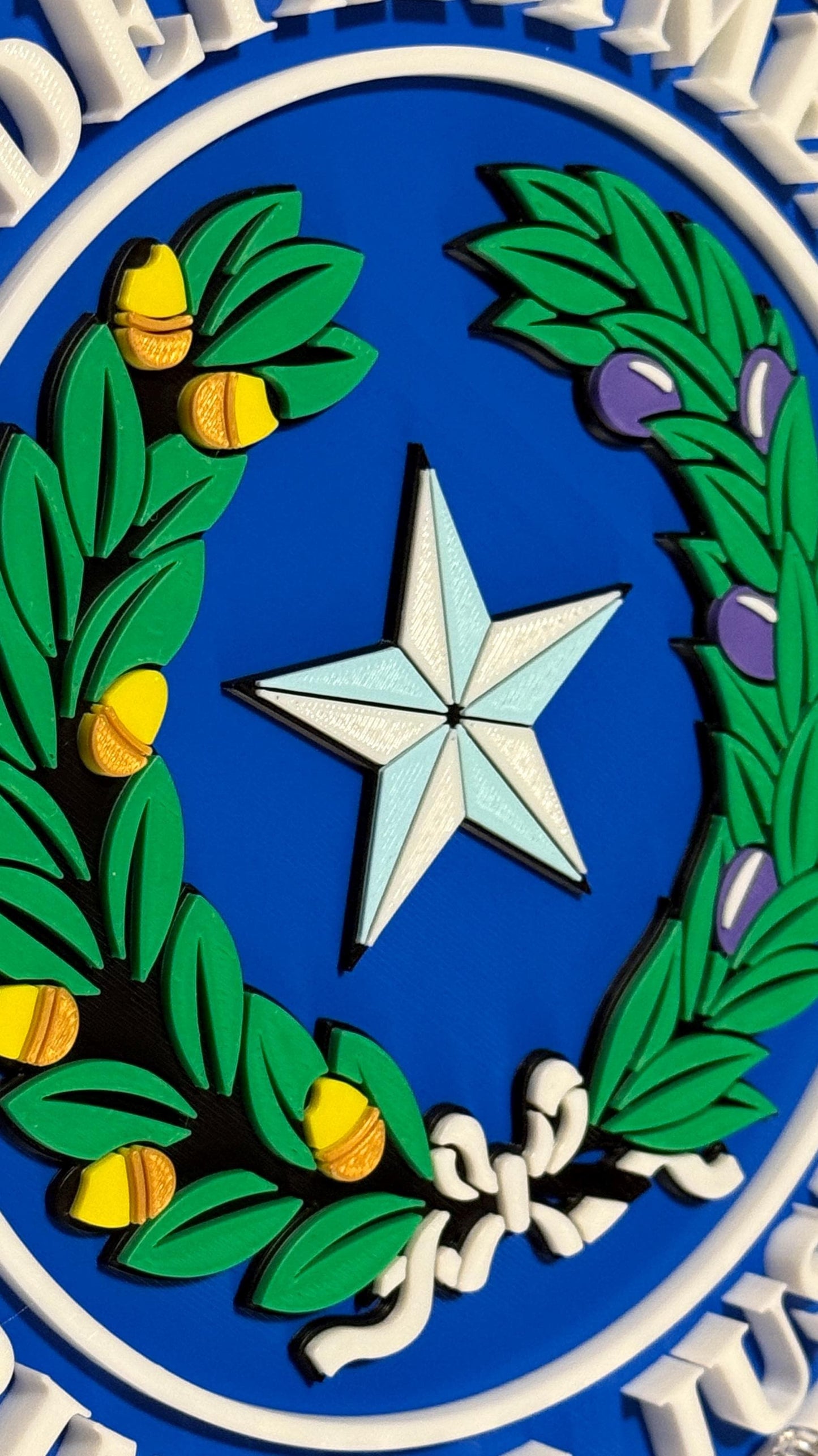Texas Criminal Justice Plaque: First Responder Wall Art
