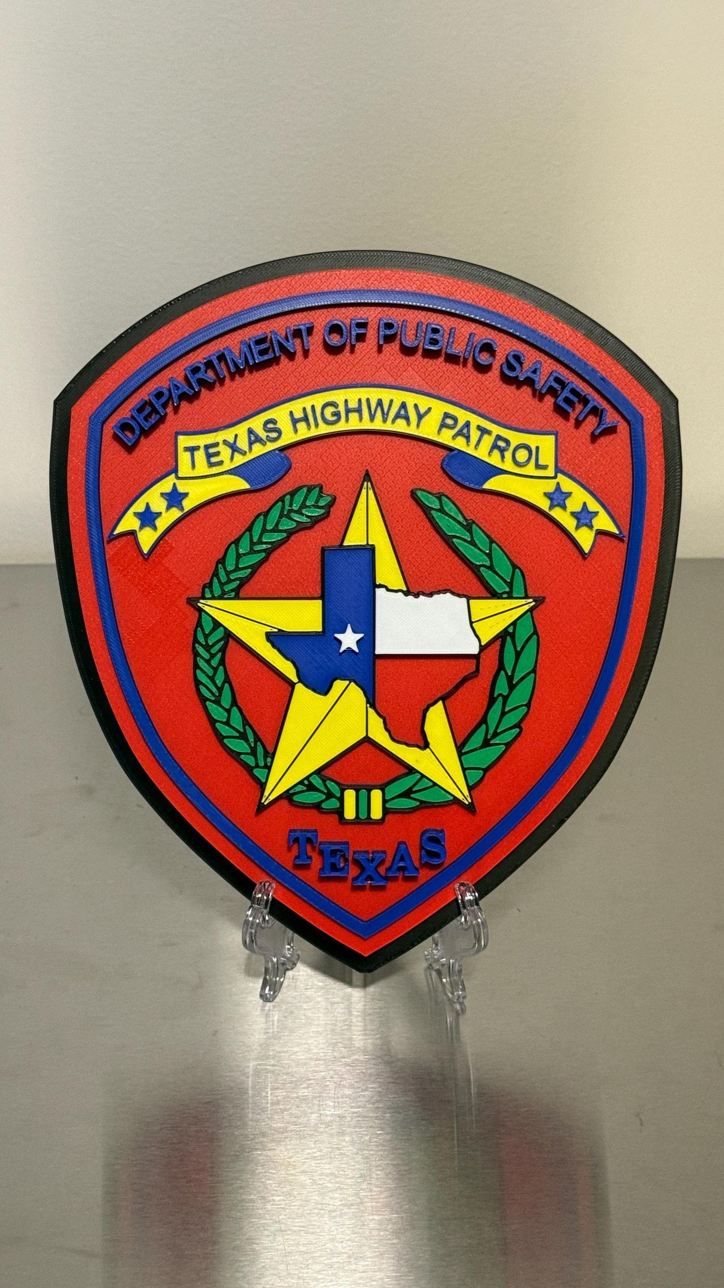 Texas Highway Patrol Plaque: TX Wall Art