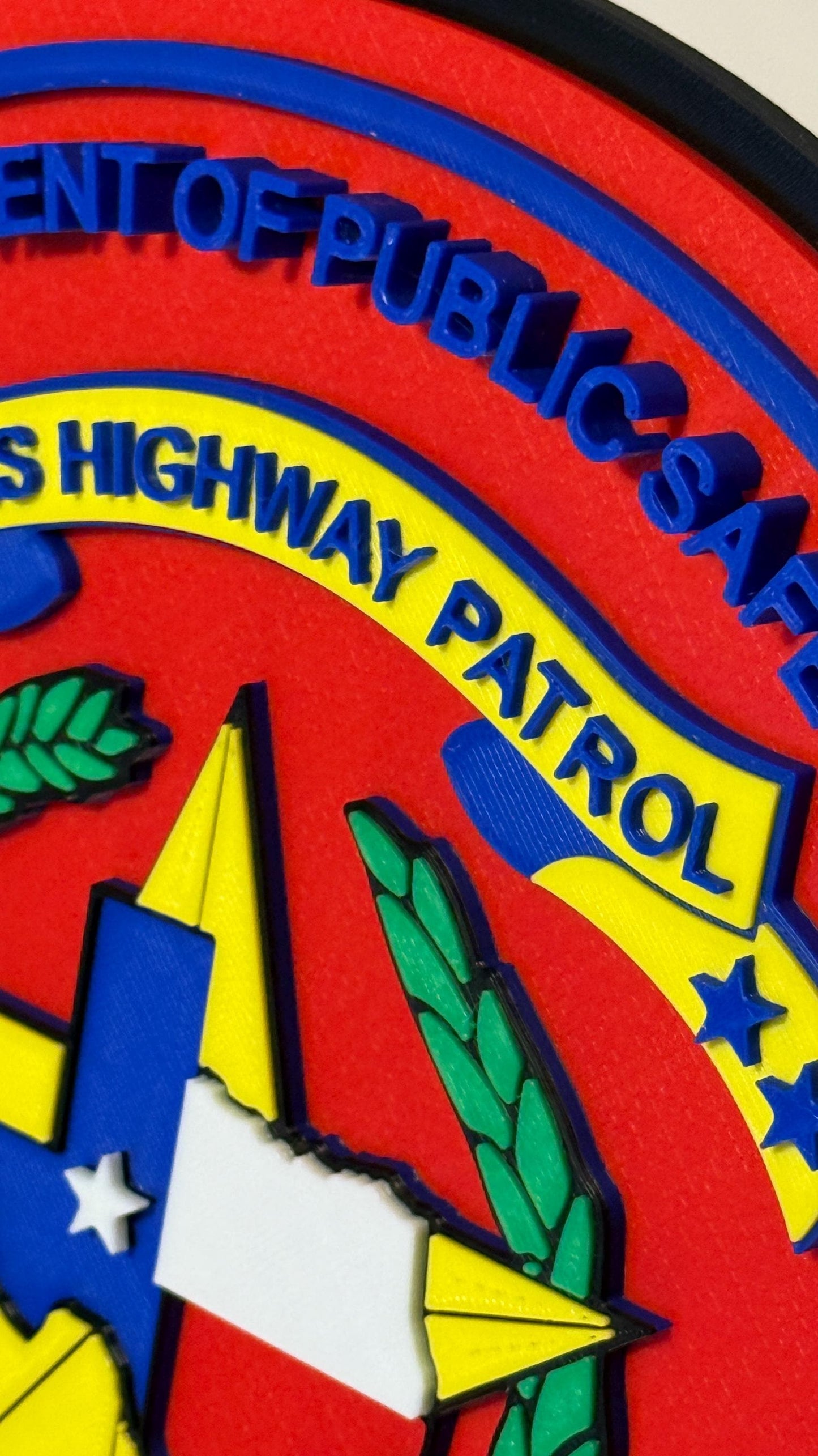 Texas Highway Patrol Plaque: TX Wall Art