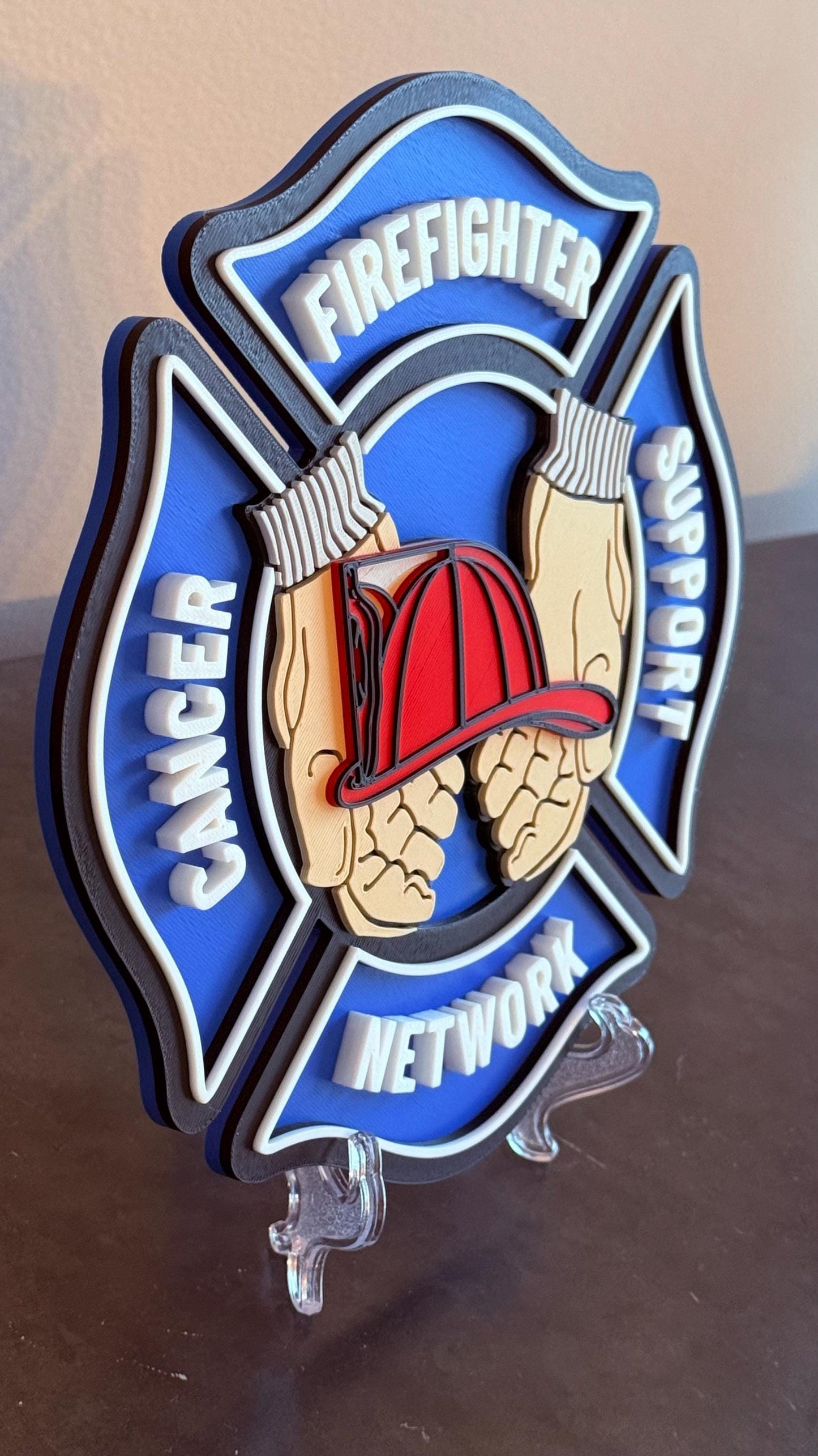 Custom 3D Embossed Logo Plaque Digital File (3MF Format)