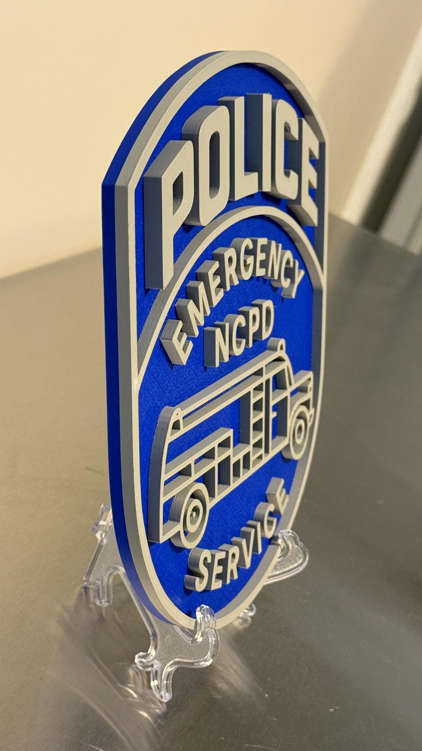 Nassau County Police ESU Plaque: Long Island NY Display Police Gift New York