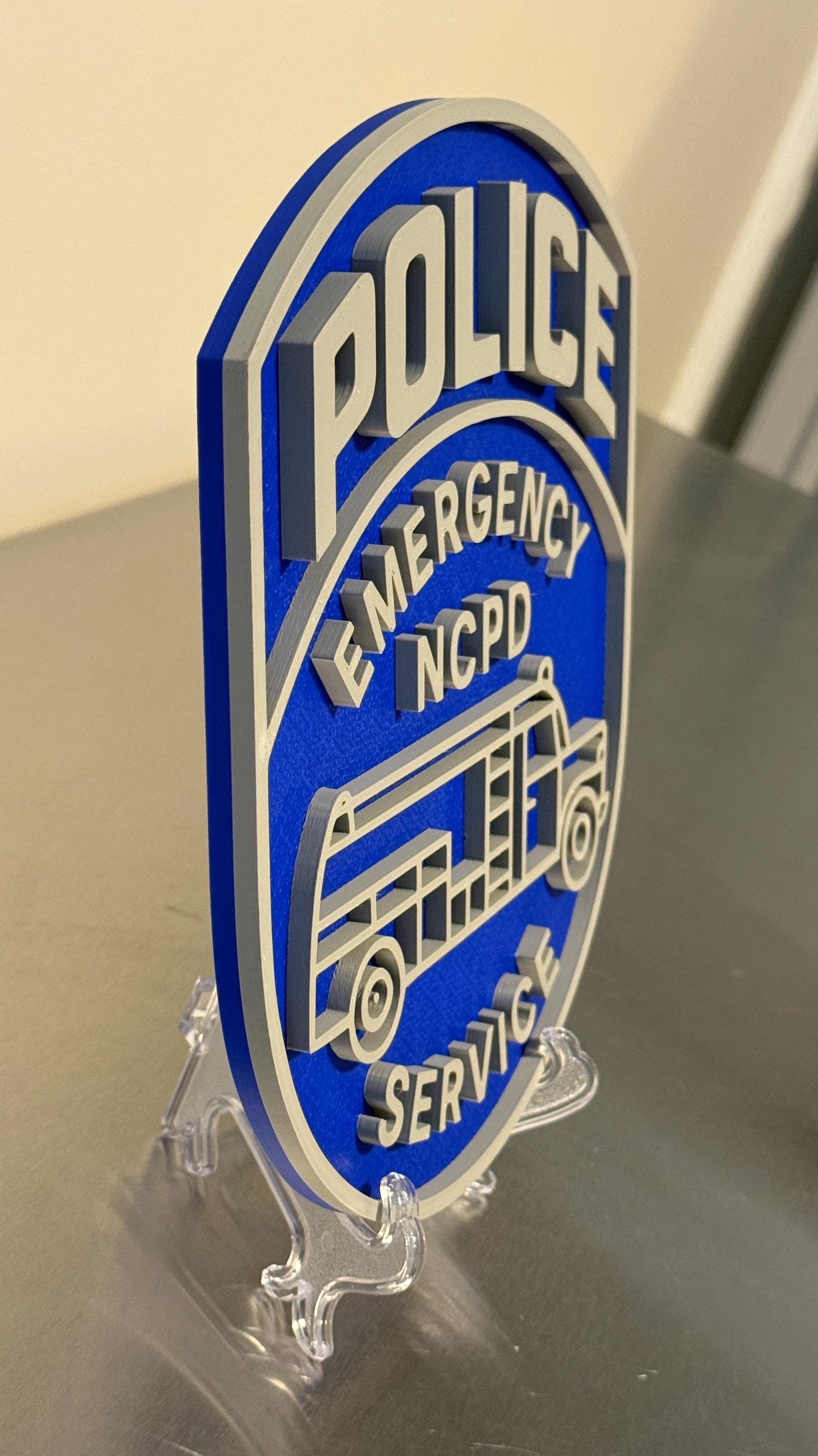 Nassau County Police ESU Plaque: Long Island NY Display Police Gift New York