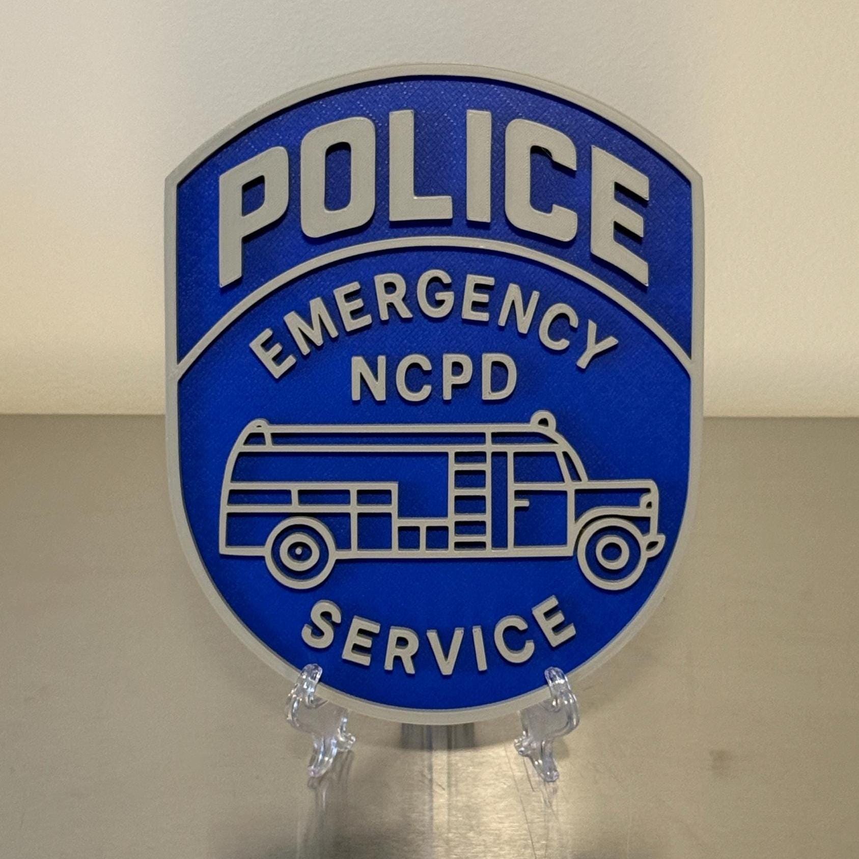 Nassau County Police ESU Plaque: Long Island NY Display Police Gift New York