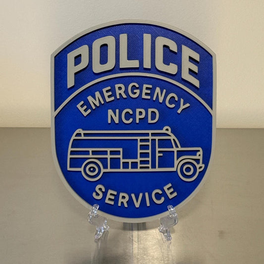 Nassau County Police ESU Plaque: Long Island NY Display Police Gift New York
