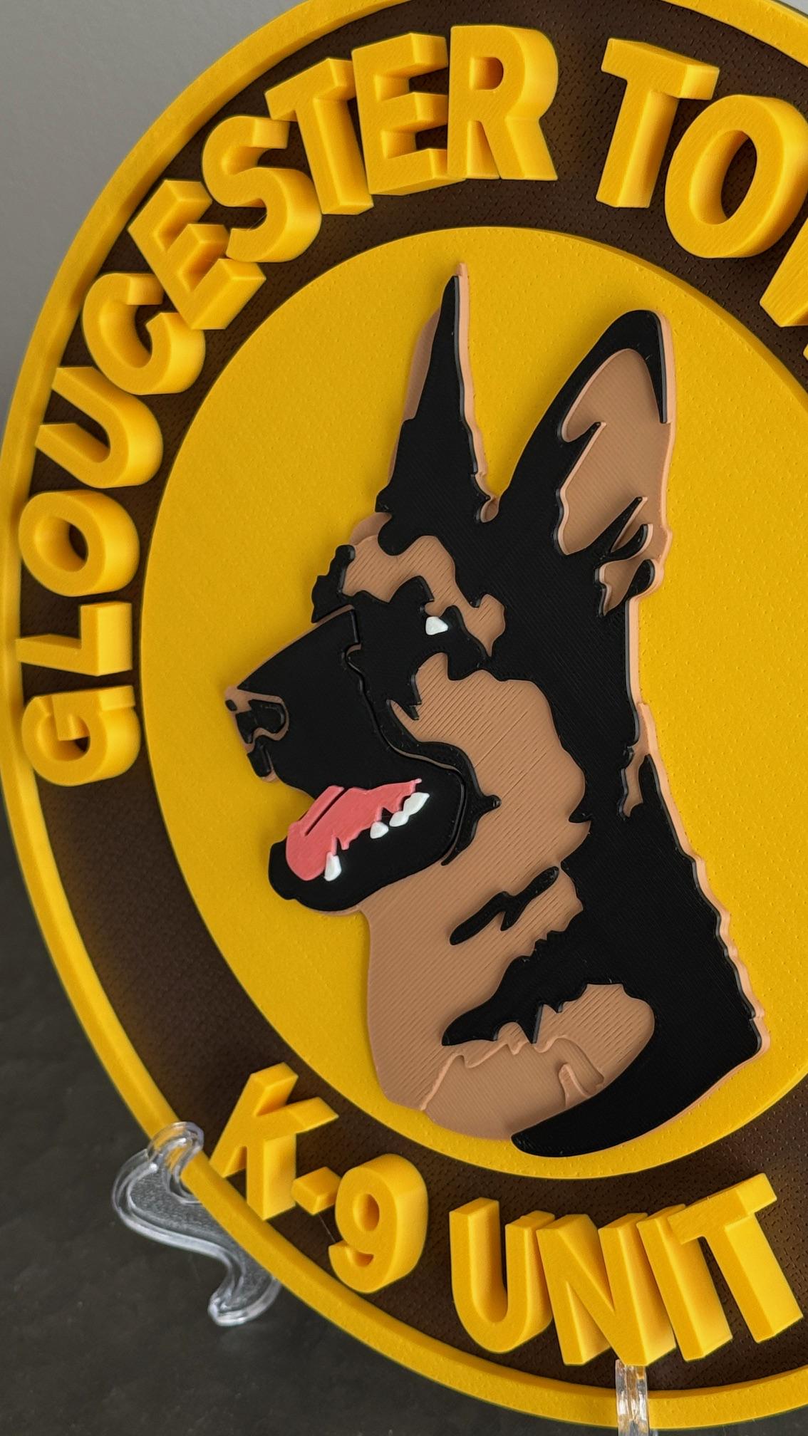 Gloucester Township Police 3D Embossed Plaque - First Responder Wall Art New Jersey