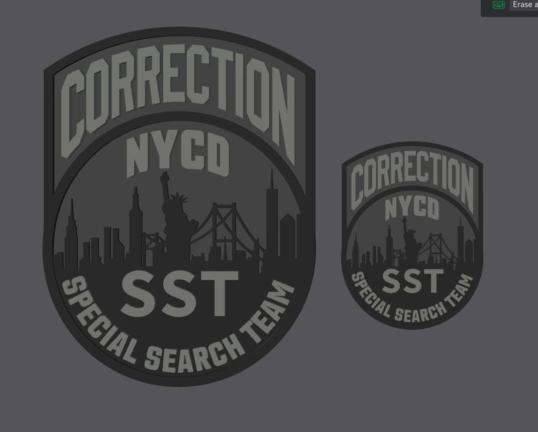 NYCD SST Special Search Team Plaque: 3D Embossed First Responder Wall Art New York