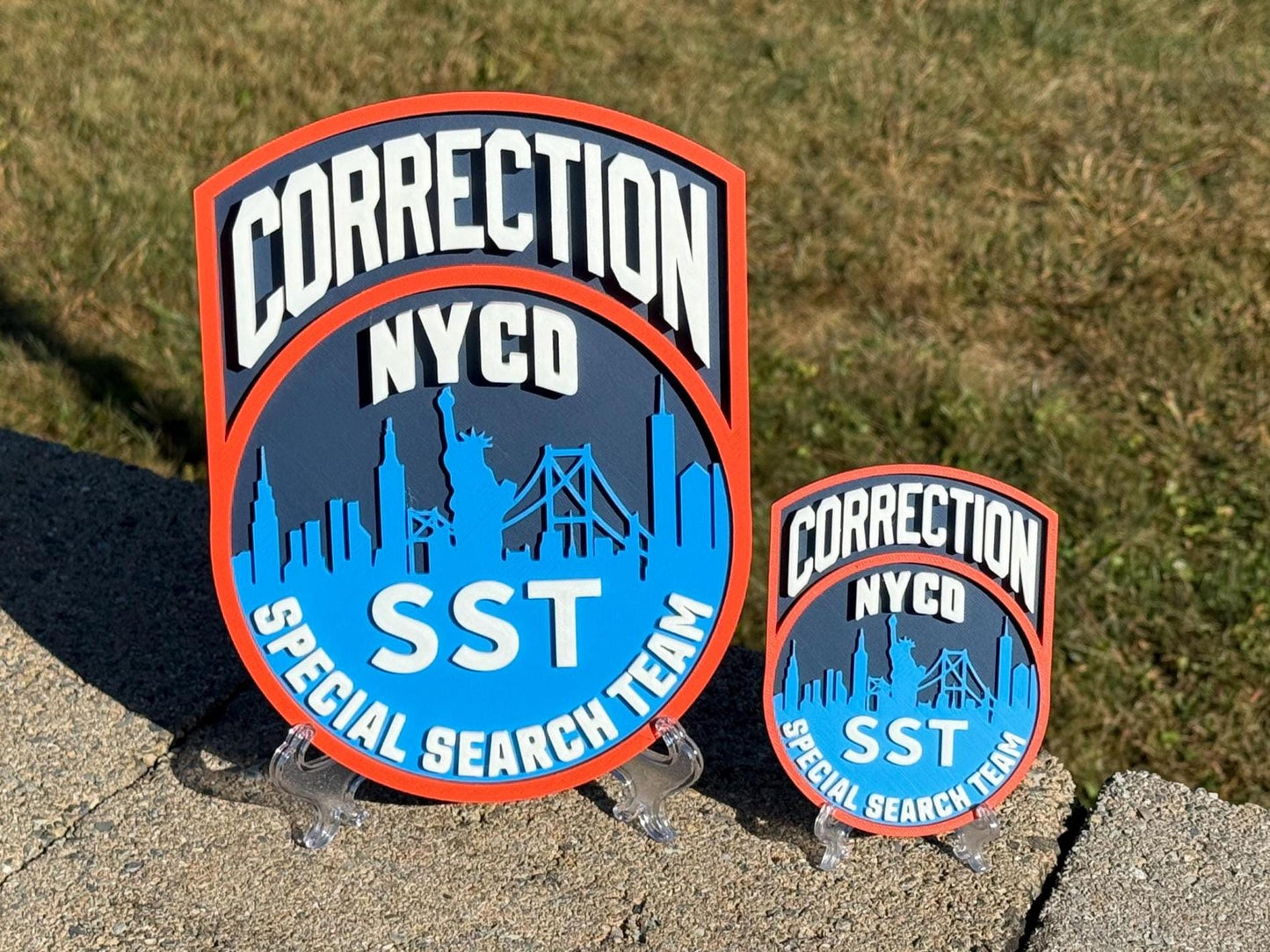 NYCD SST Special Search Team Plaque: 3D Embossed First Responder Wall Art New York