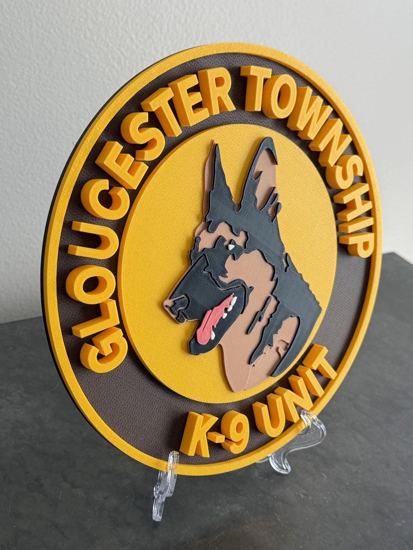 Gloucester Township Police 3D Embossed Plaque - First Responder Wall Art New Jersey