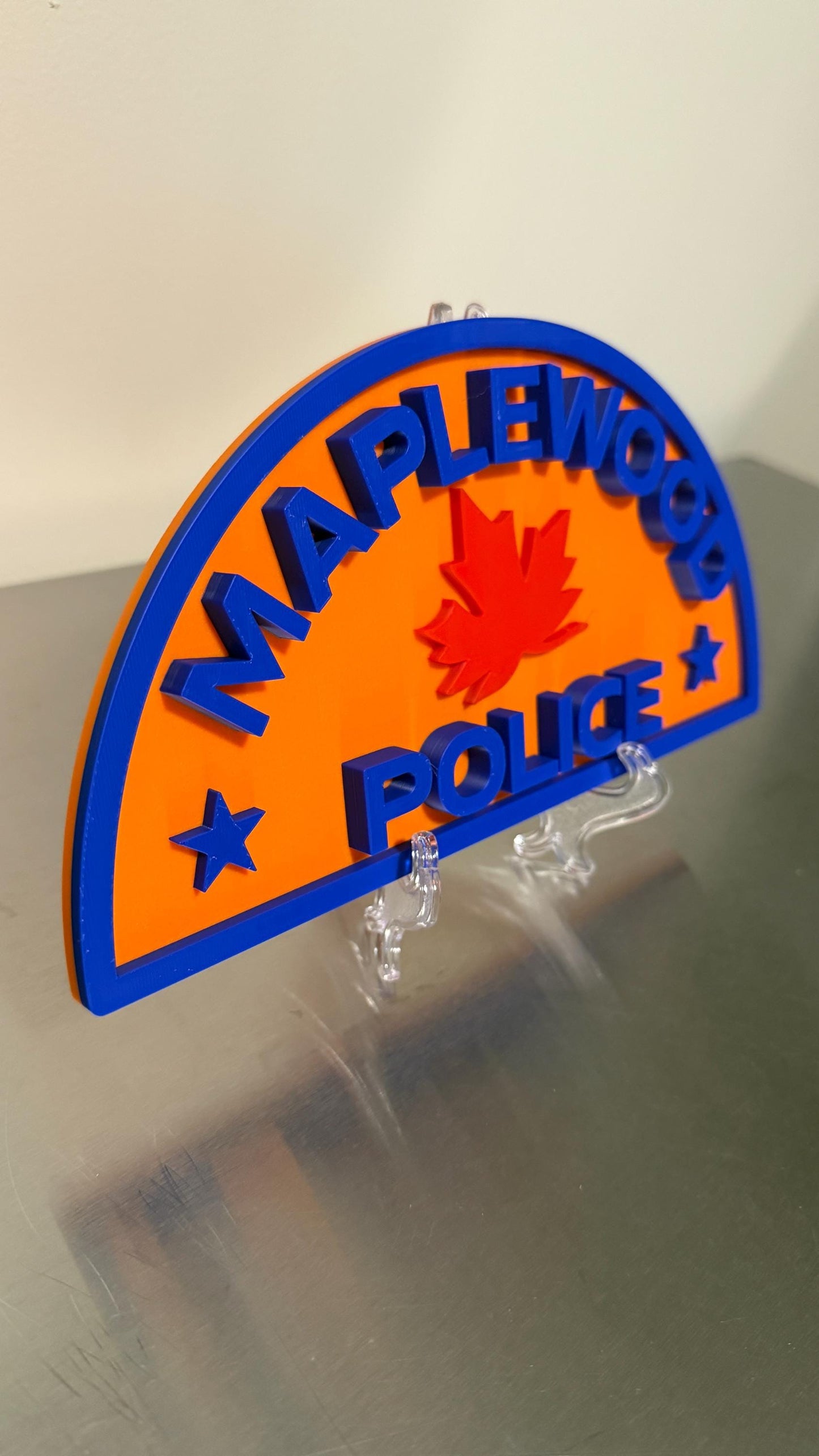 Maplewood MN Police Department 3D Plaque, First Responder Gift Minnesota